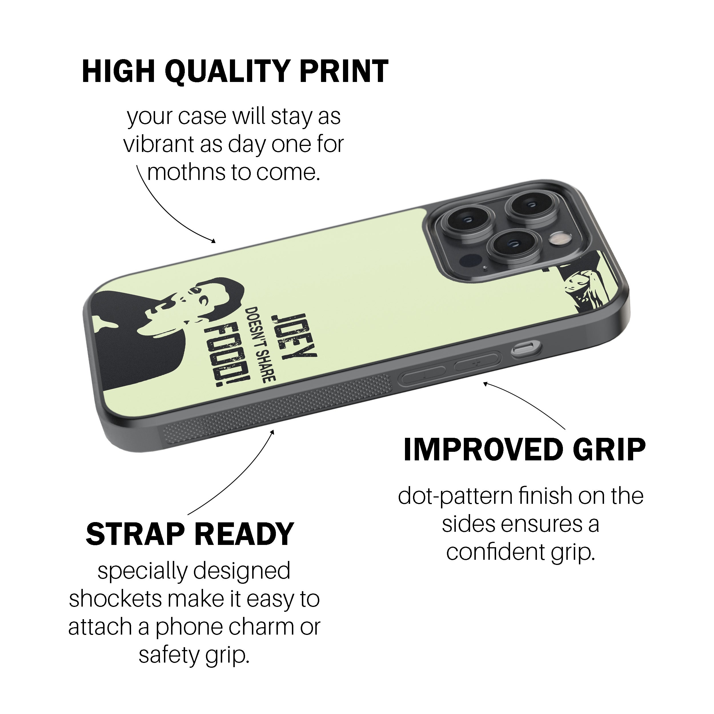 Joey Doesn’t Share Food – Beige Phone Cover