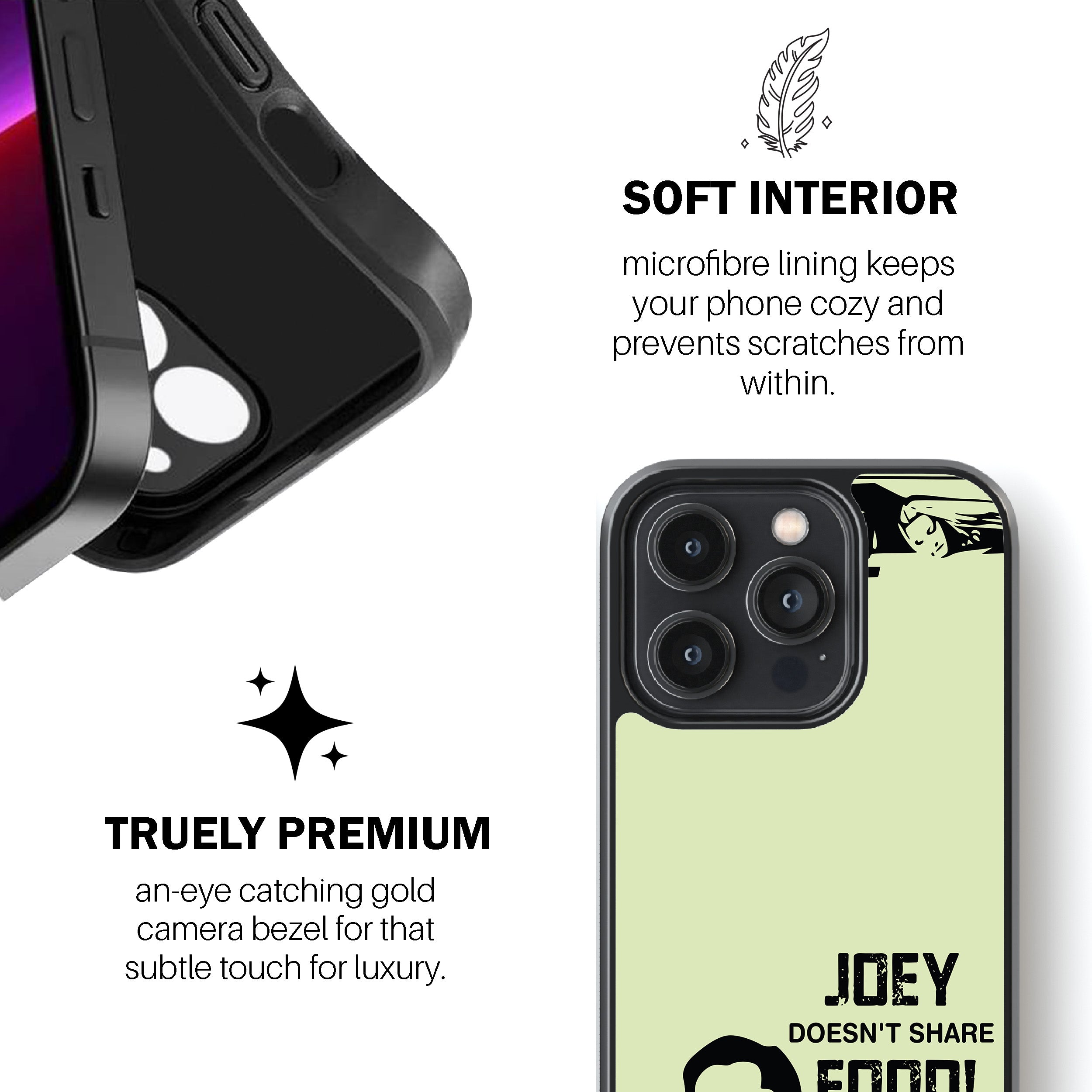 Joey Doesn’t Share Food – Beige Phone Cover