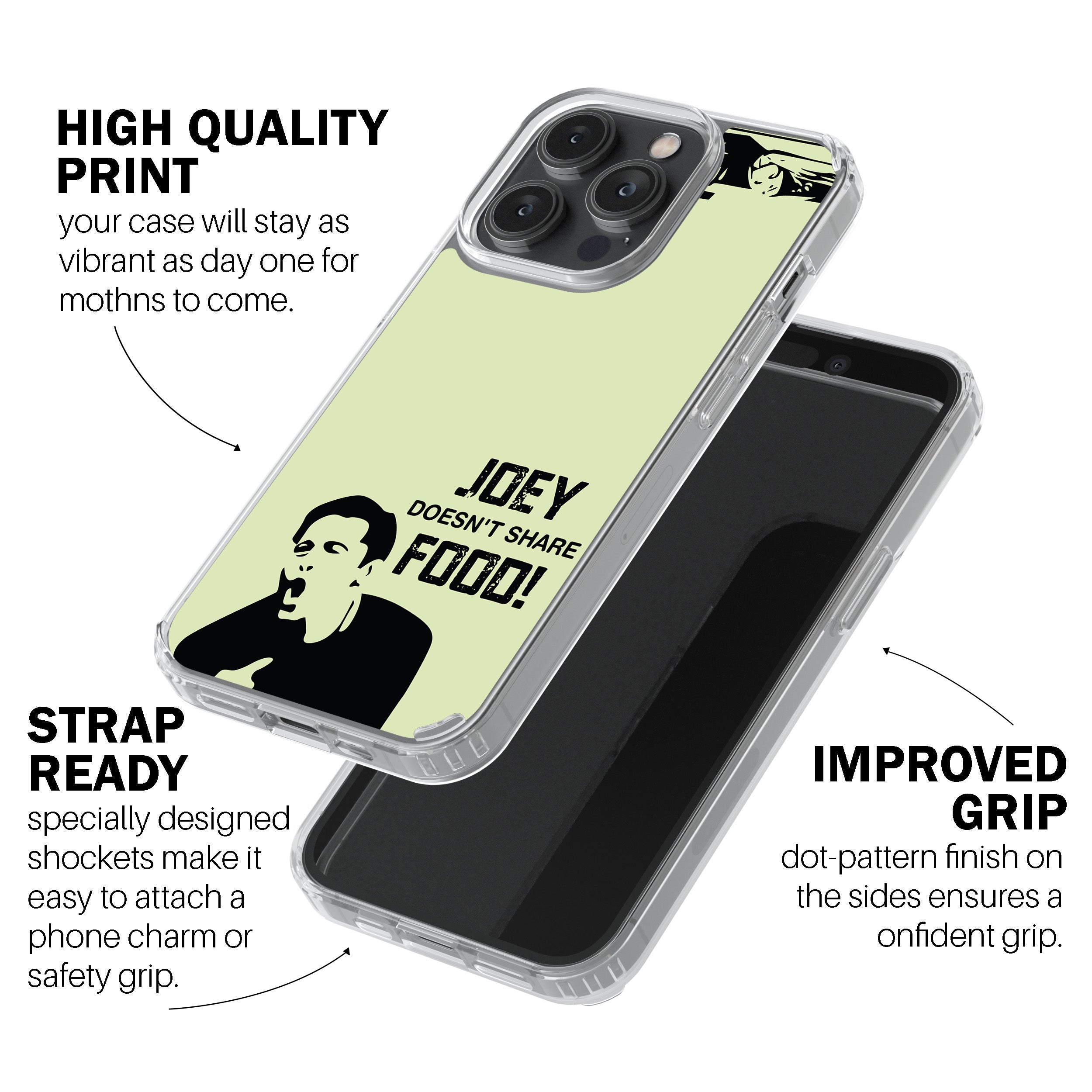 Joey Doesn’t Share Food – Beige Phone Cover