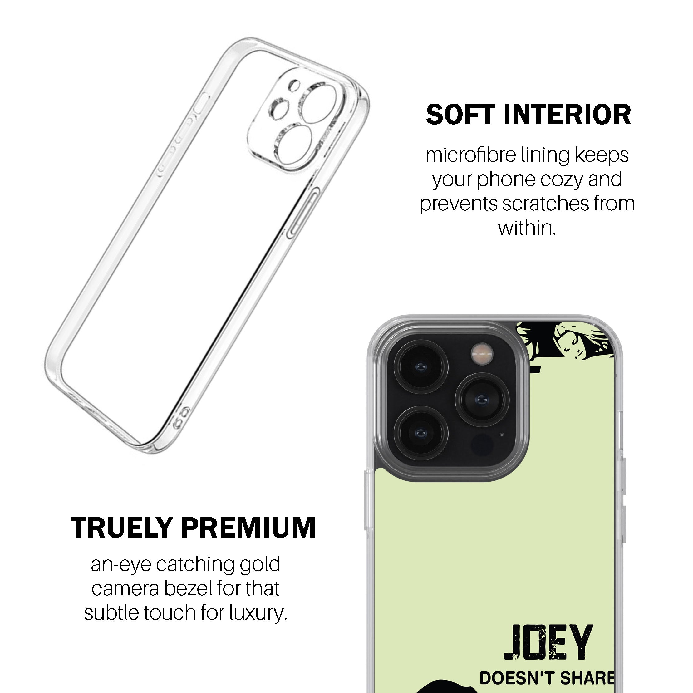 Joey Doesn’t Share Food – Beige Phone Cover