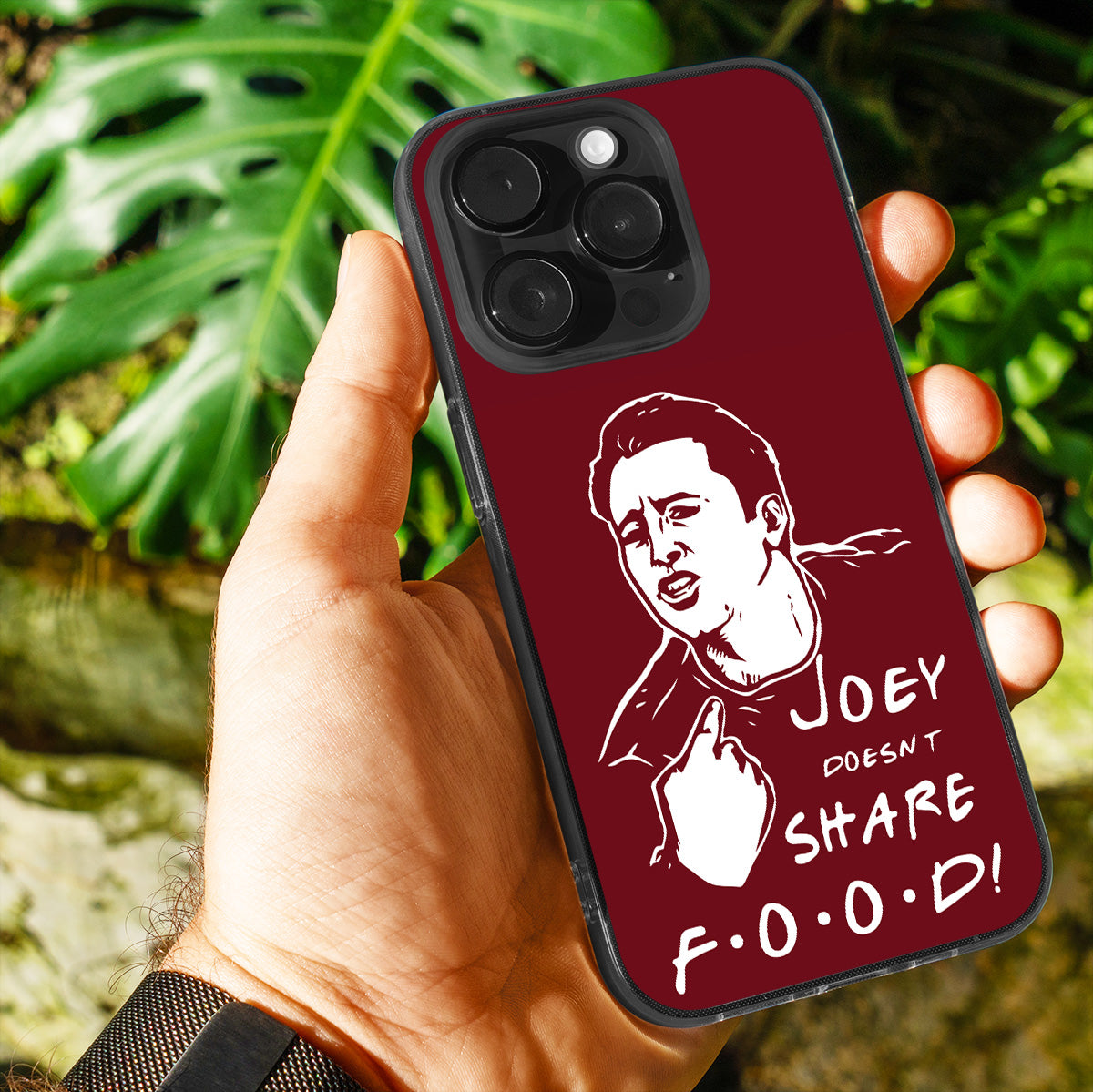 Joey Doesn’t Share Food – Maroon Phone Cover