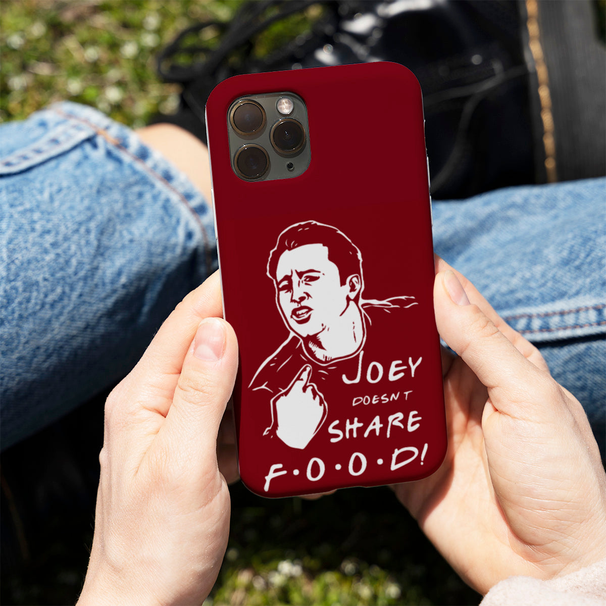 Joey Doesn’t Share Food – Maroon Phone Cover