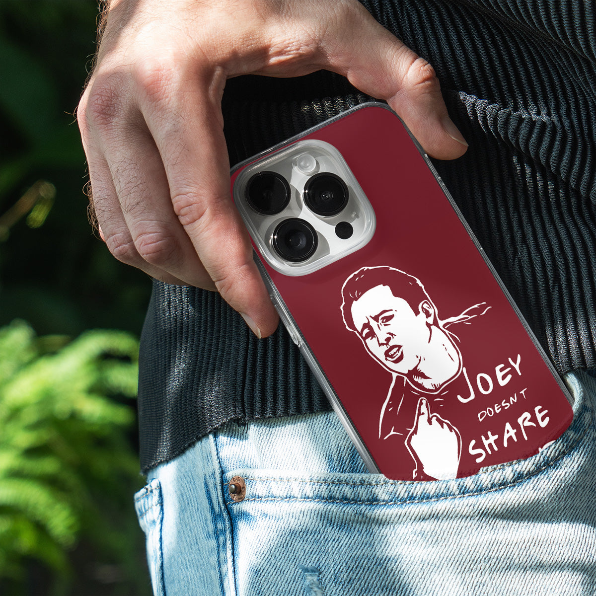 Joey Doesn’t Share Food – Maroon Phone Cover