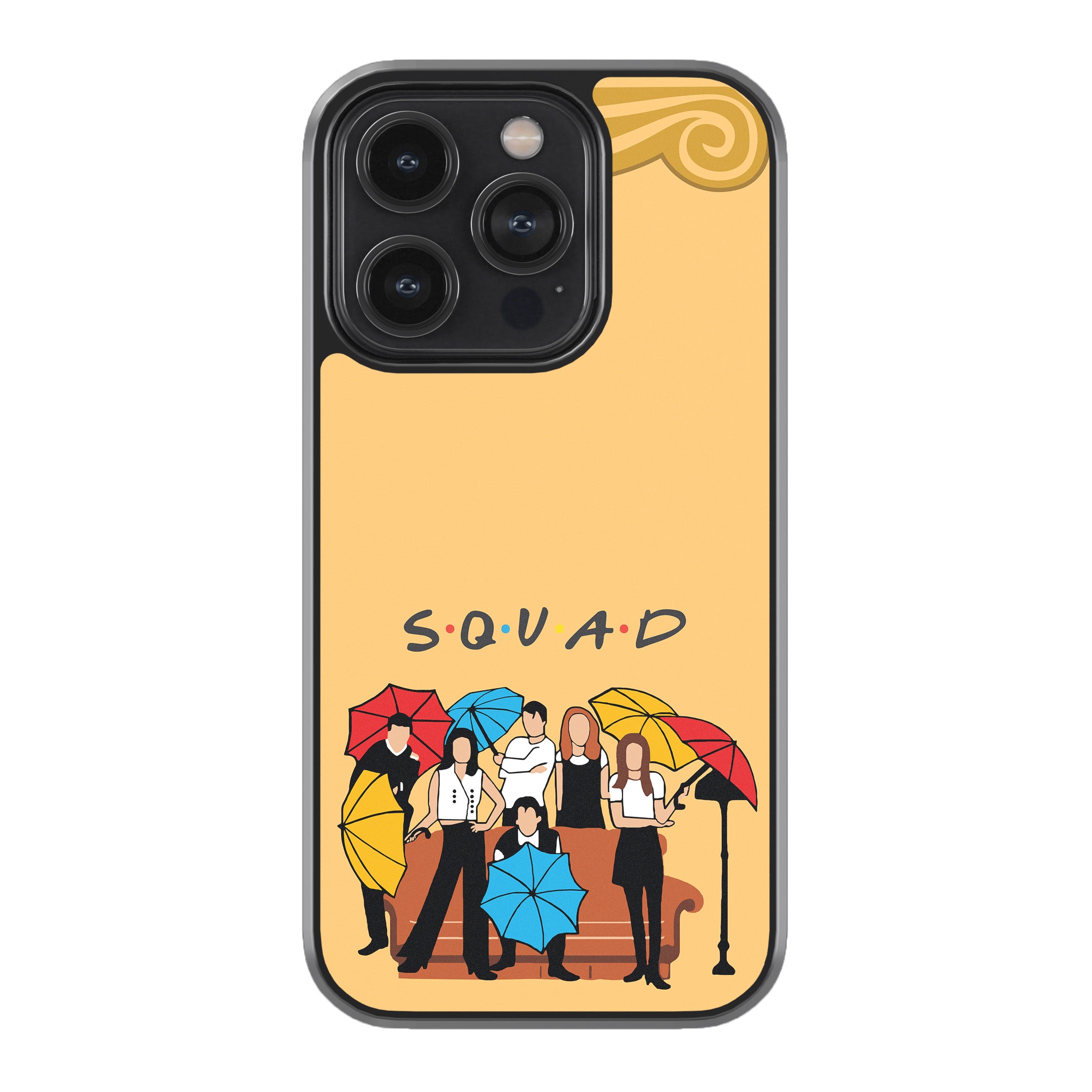FRIENDS Squad Under Umbrellas Phone Cover