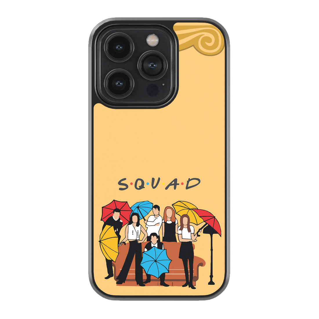 FRIENDS Squad Under Umbrellas Phone Cover
