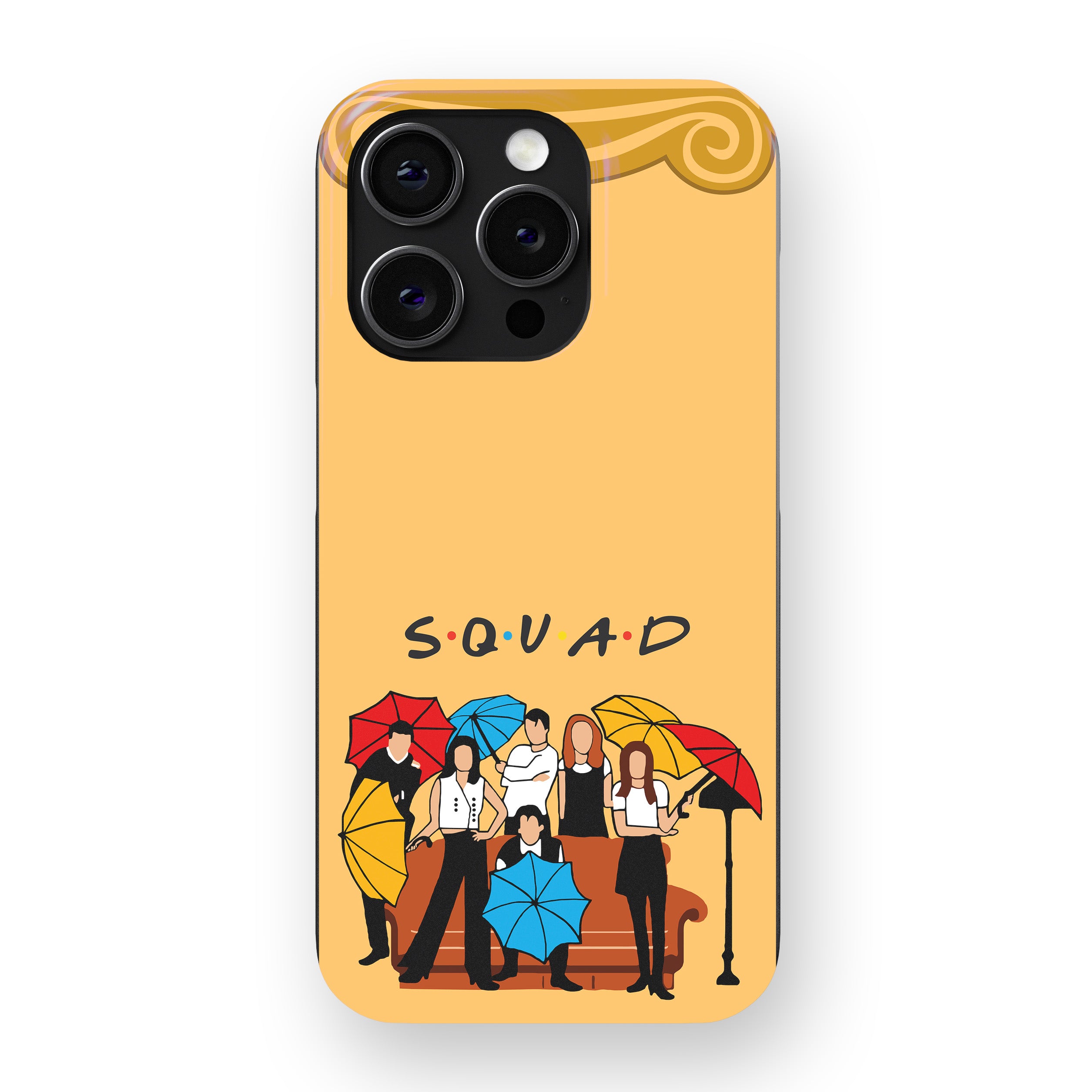FRIENDS Squad Under Umbrellas Phone Cover