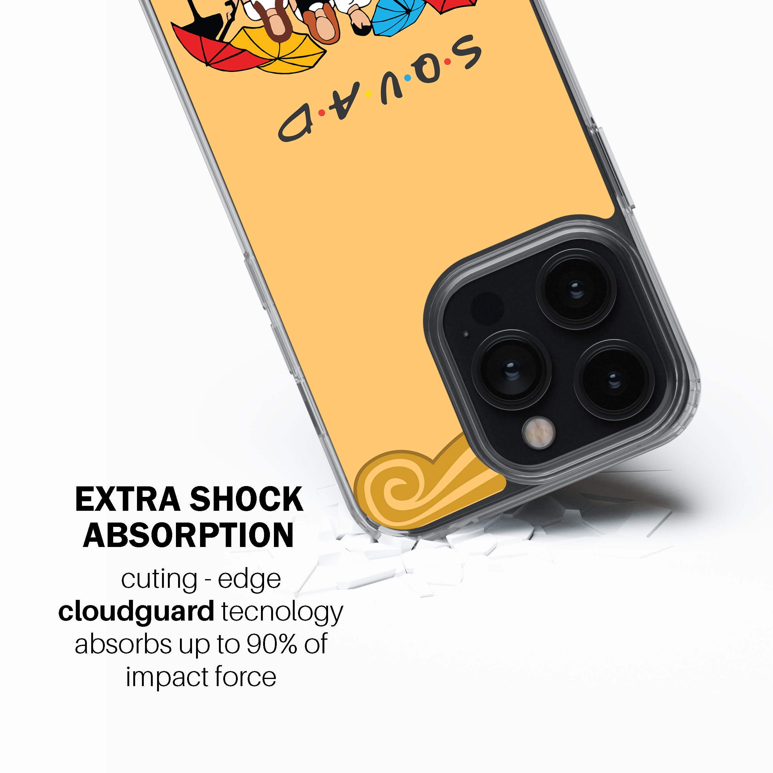 FRIENDS Squad Under Umbrellas Phone Cover