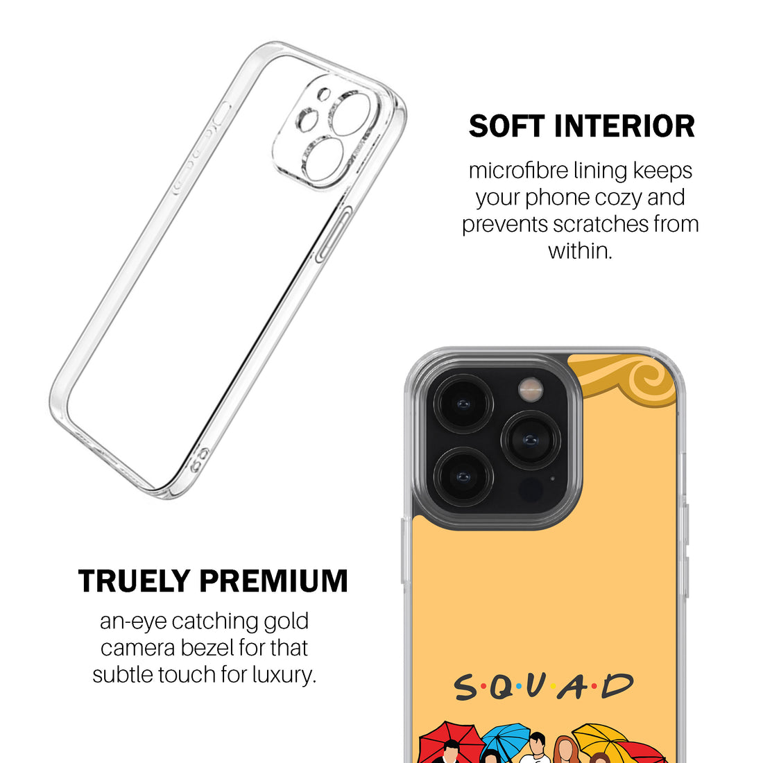 FRIENDS Squad Under Umbrellas Phone Cover