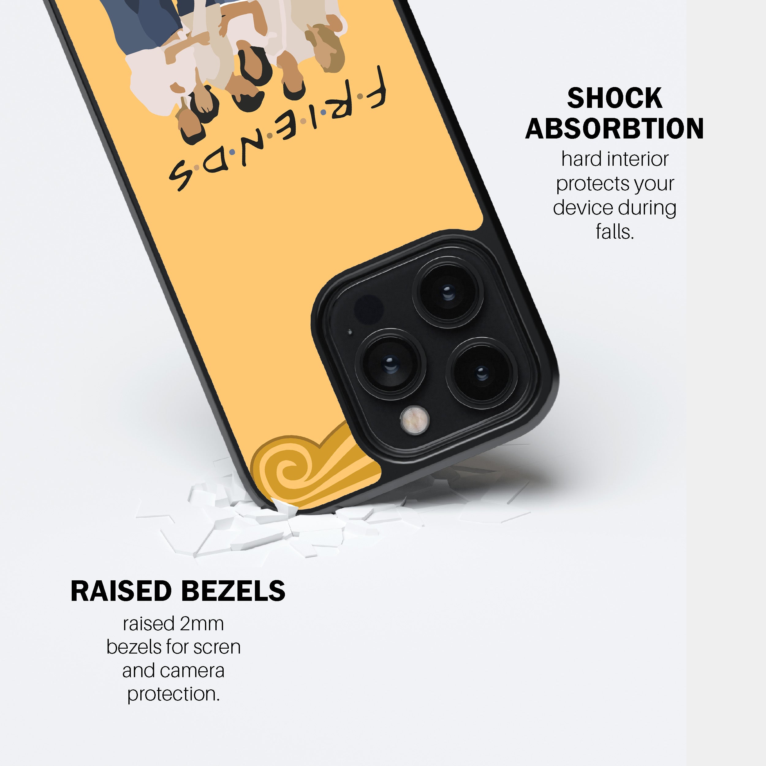 FRIENDS Minimal Cast Silhouette Phone Cover