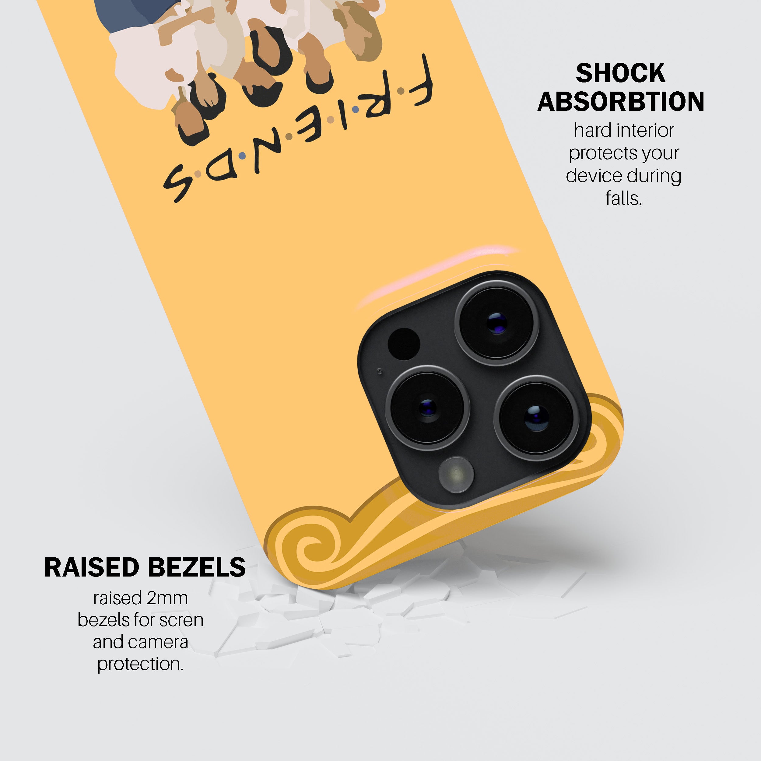 FRIENDS Minimal Cast Silhouette Phone Cover