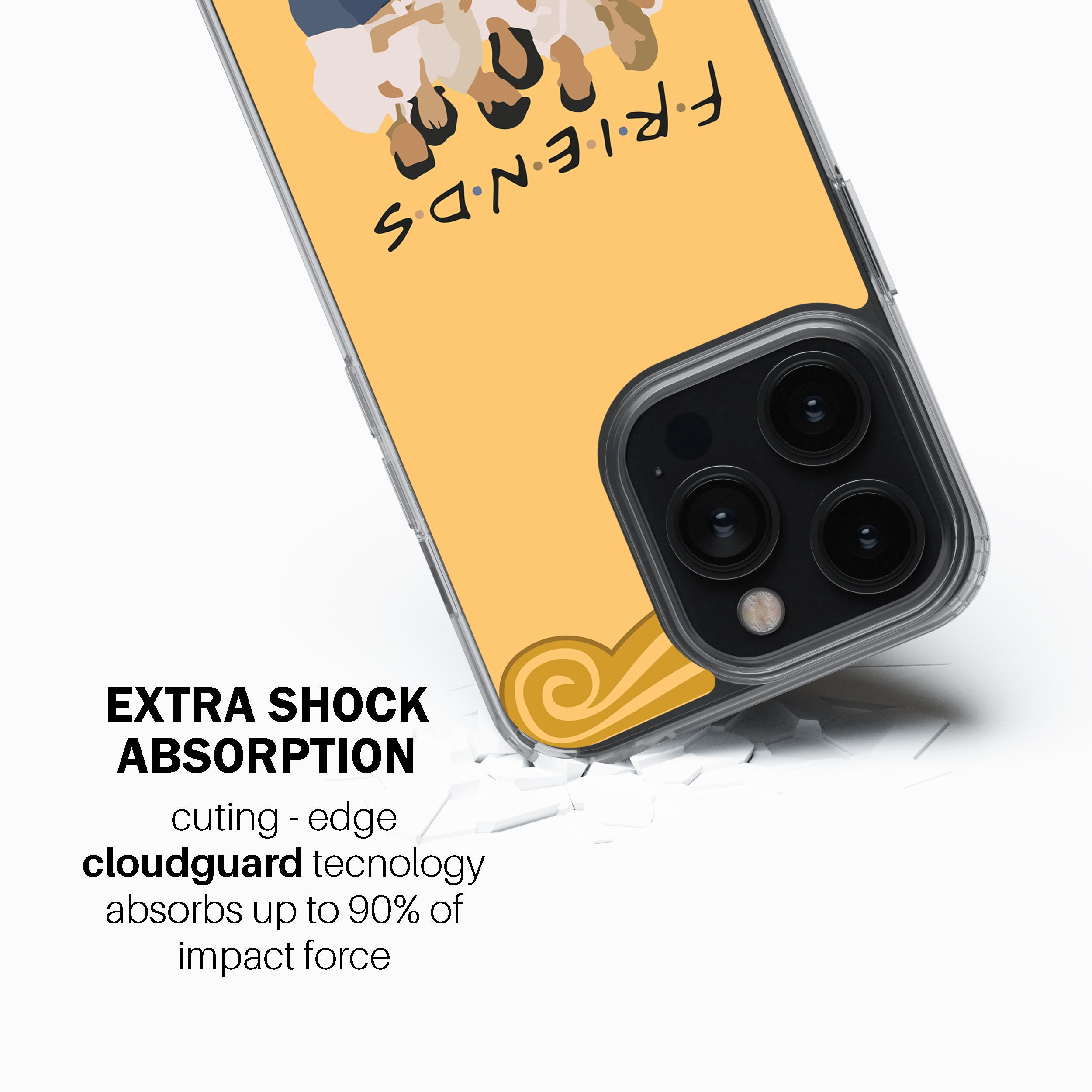 FRIENDS Minimal Cast Silhouette Phone Cover