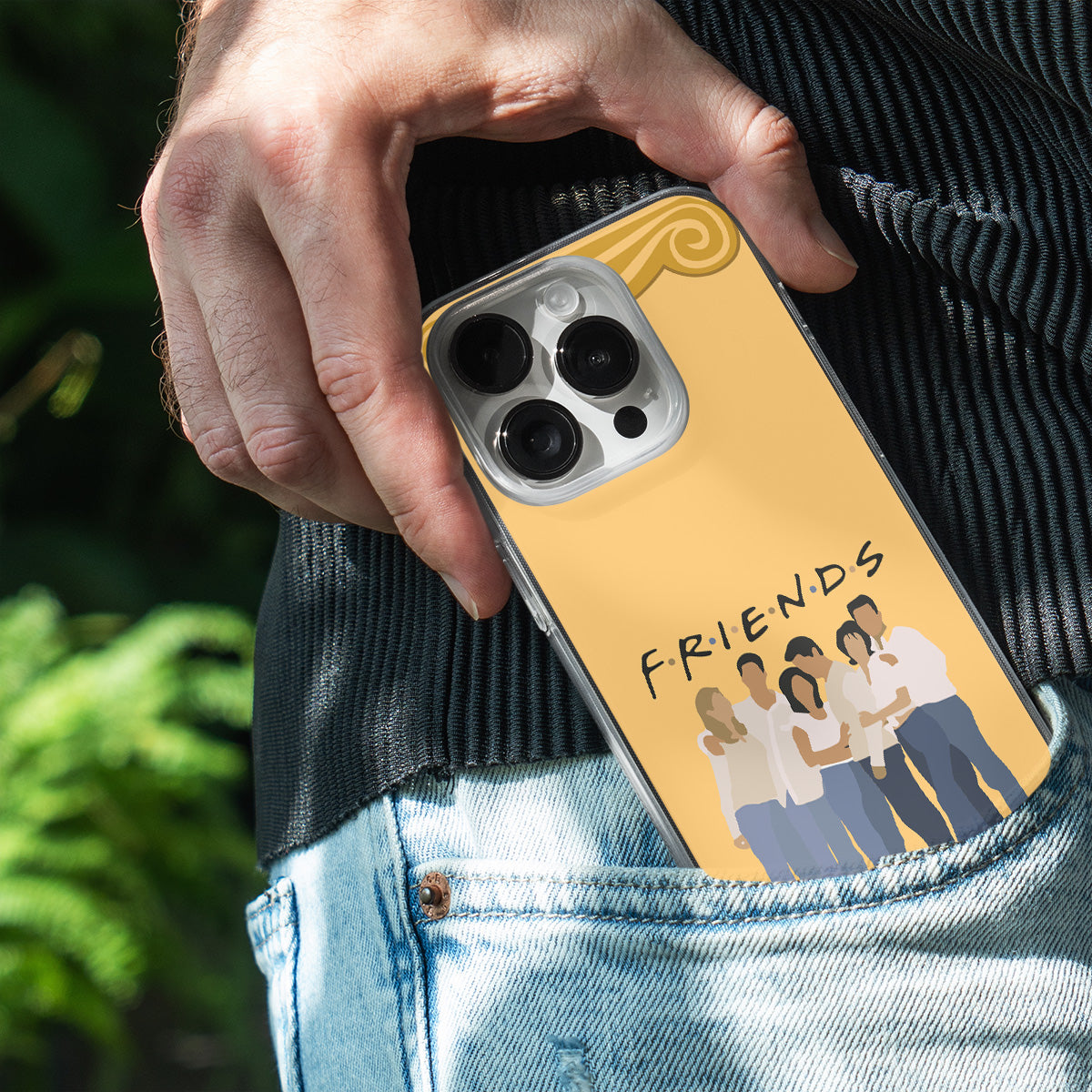 FRIENDS Minimal Cast Silhouette Phone Cover