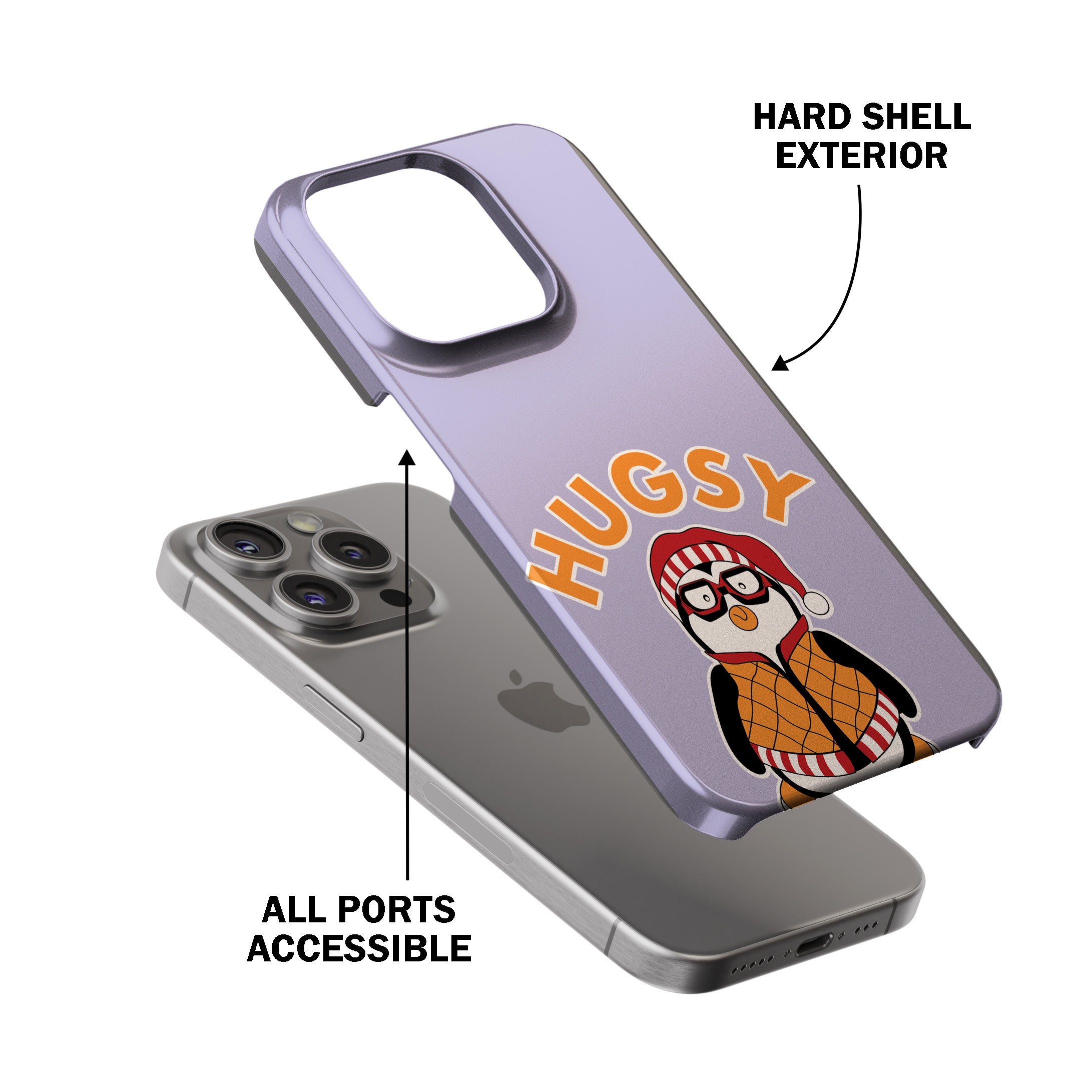 Hugsy the Penguin Phone Cover