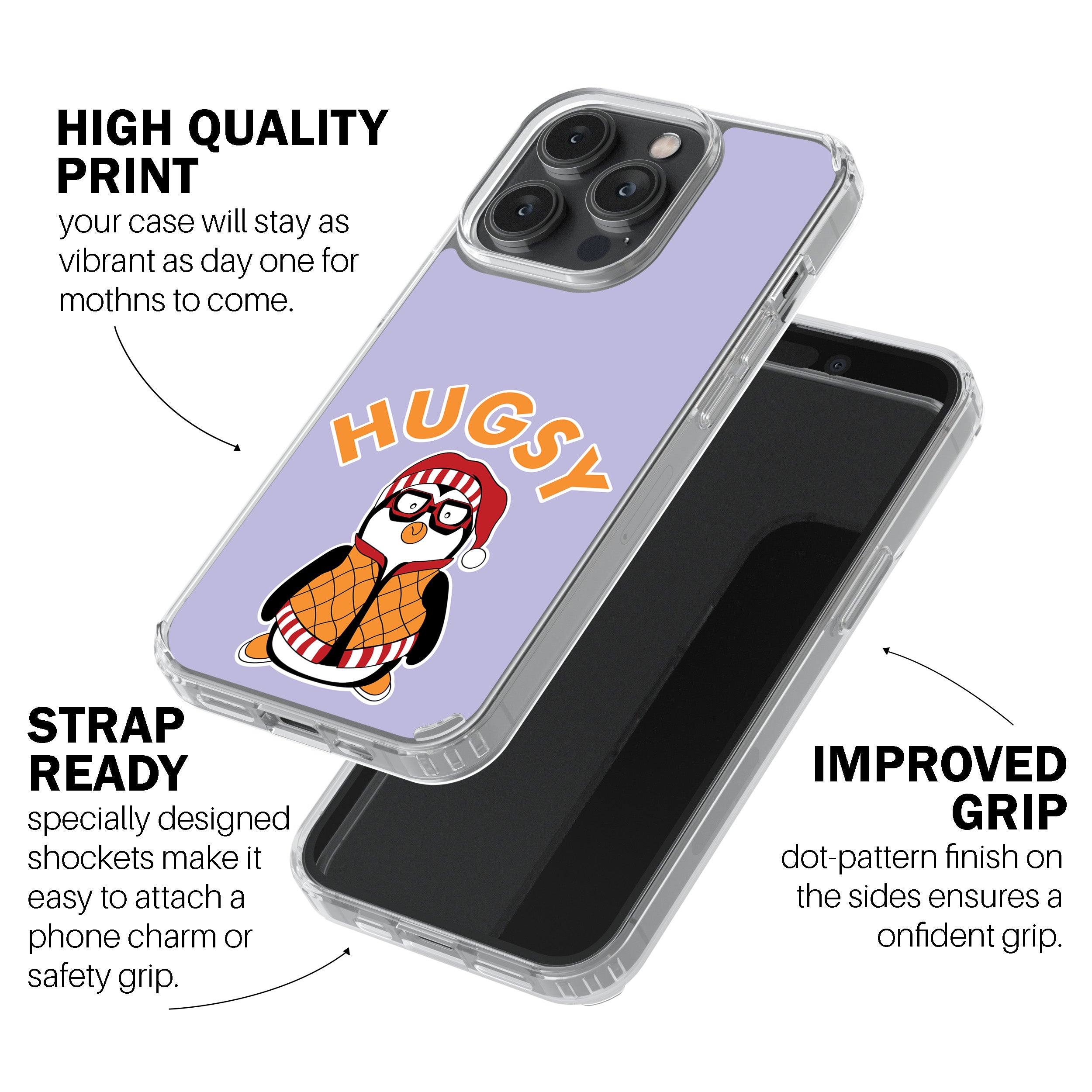 Hugsy the Penguin Phone Cover
