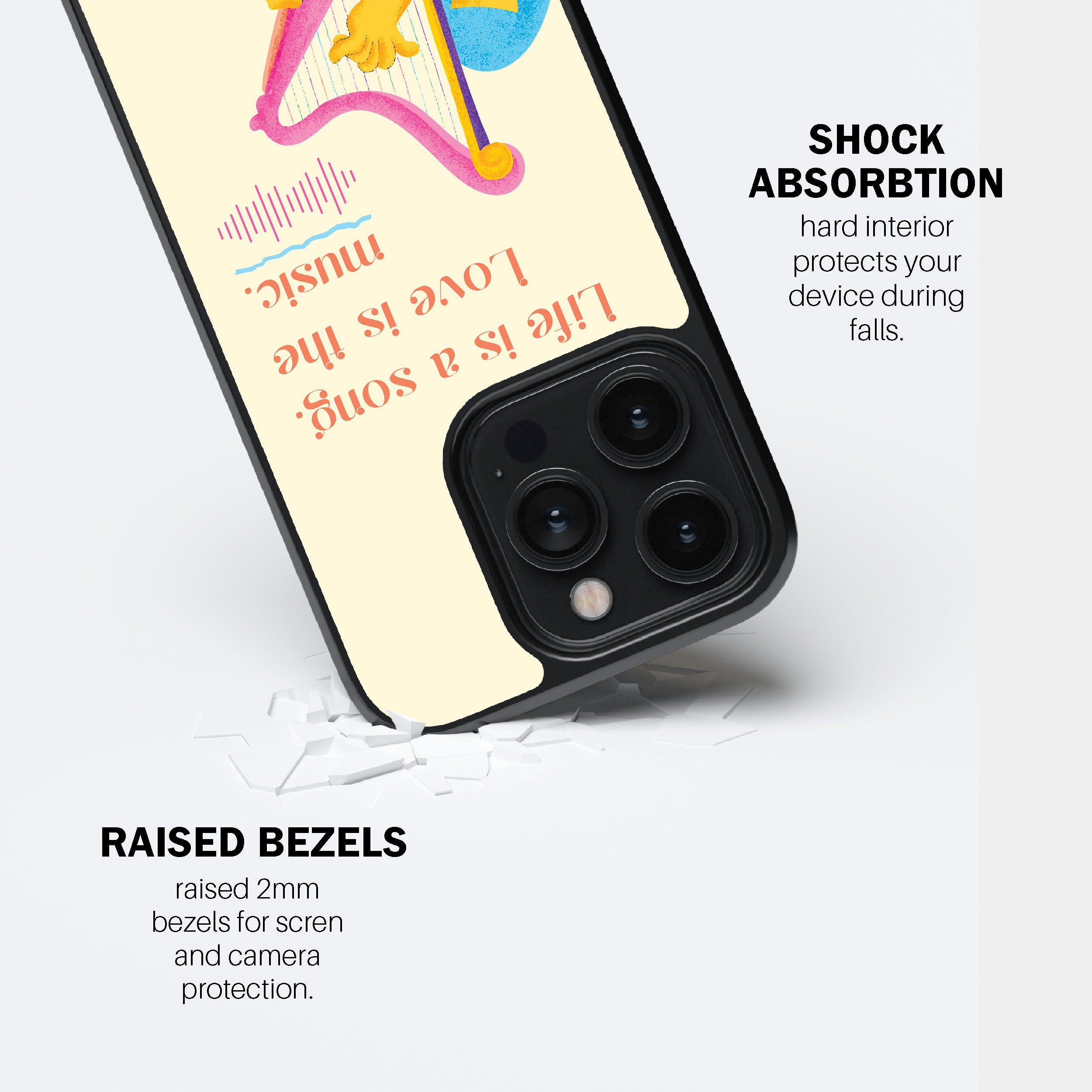 Life Is A Song. Love Is The Music. Phone Cover