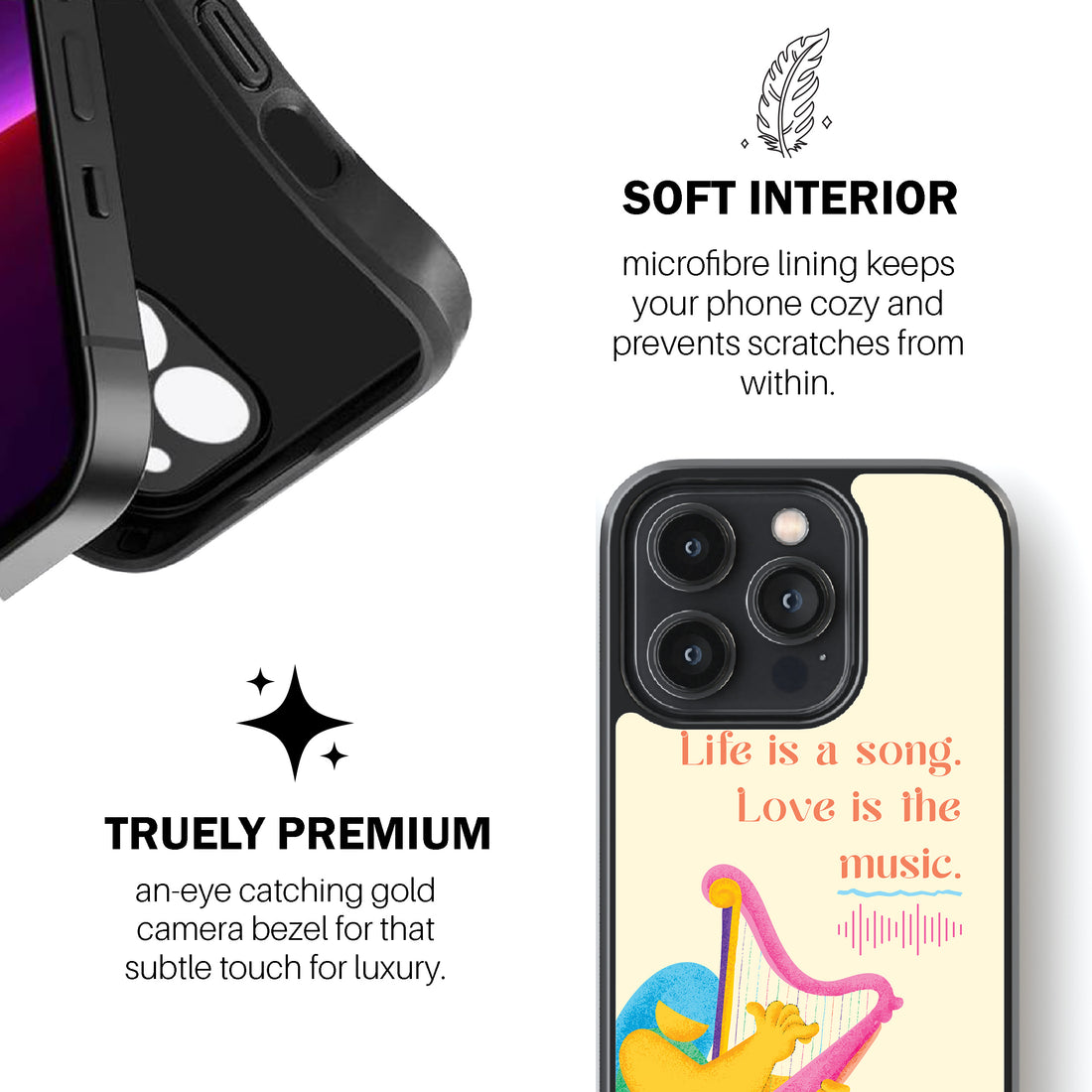 Life Is A Song. Love Is The Music. Phone Cover