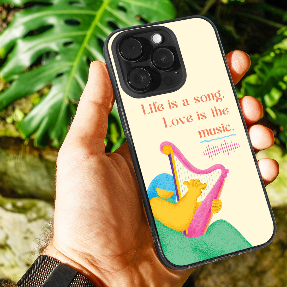 Life Is A Song. Love Is The Music. Phone Cover