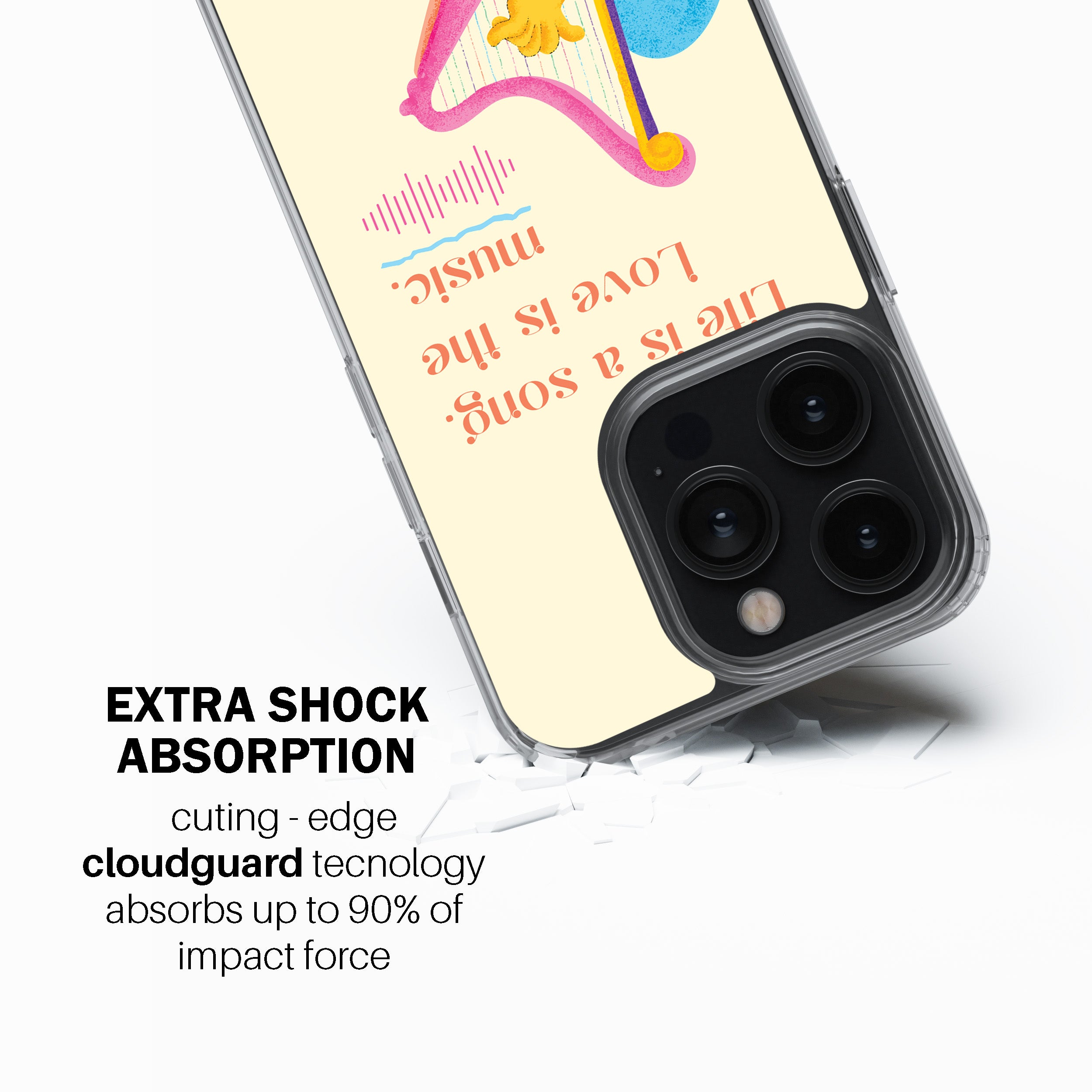 Life Is A Song. Love Is The Music. Phone Cover