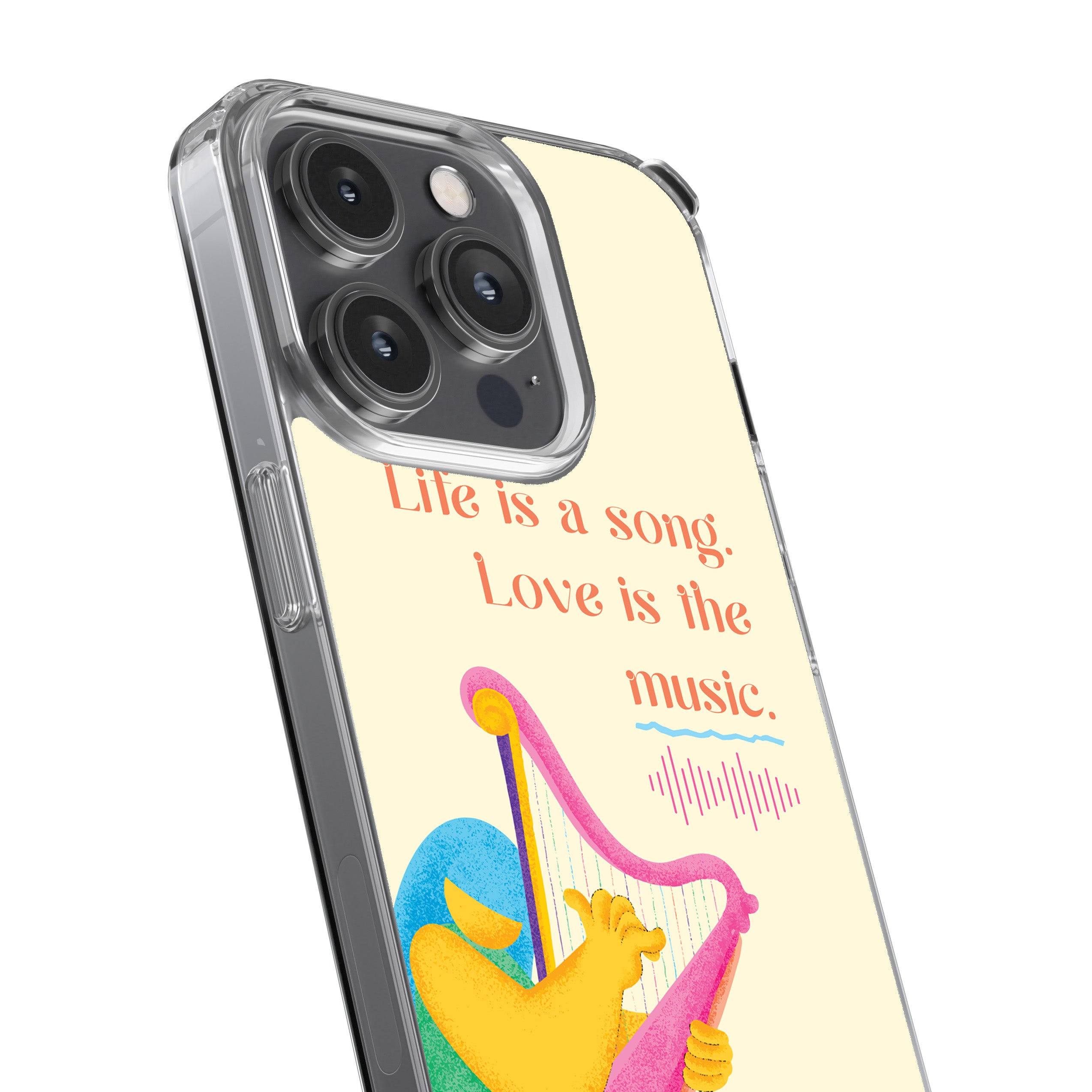 Life Is A Song. Love Is The Music. Phone Cover