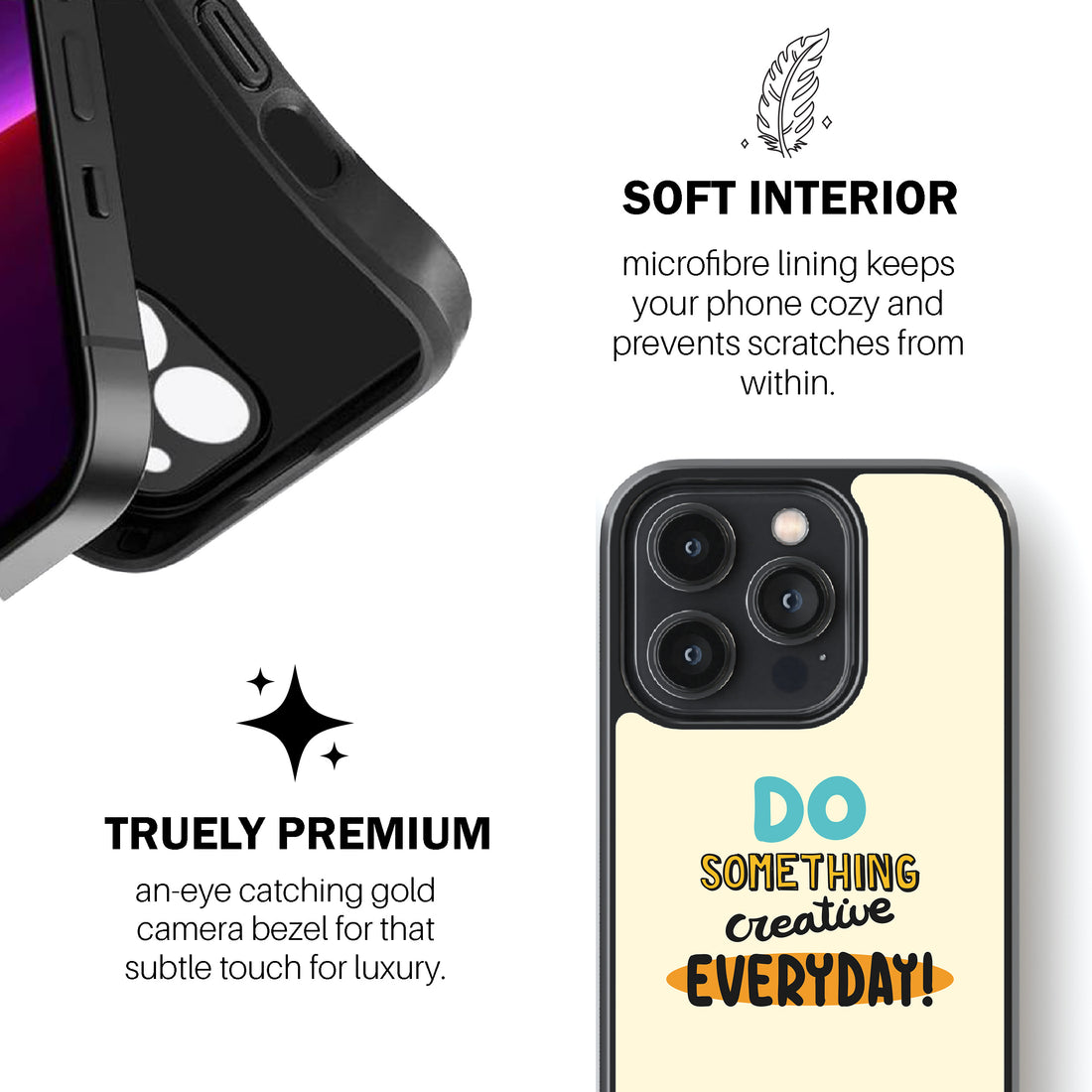 Do Something Creative Everyday! Phone Cover
