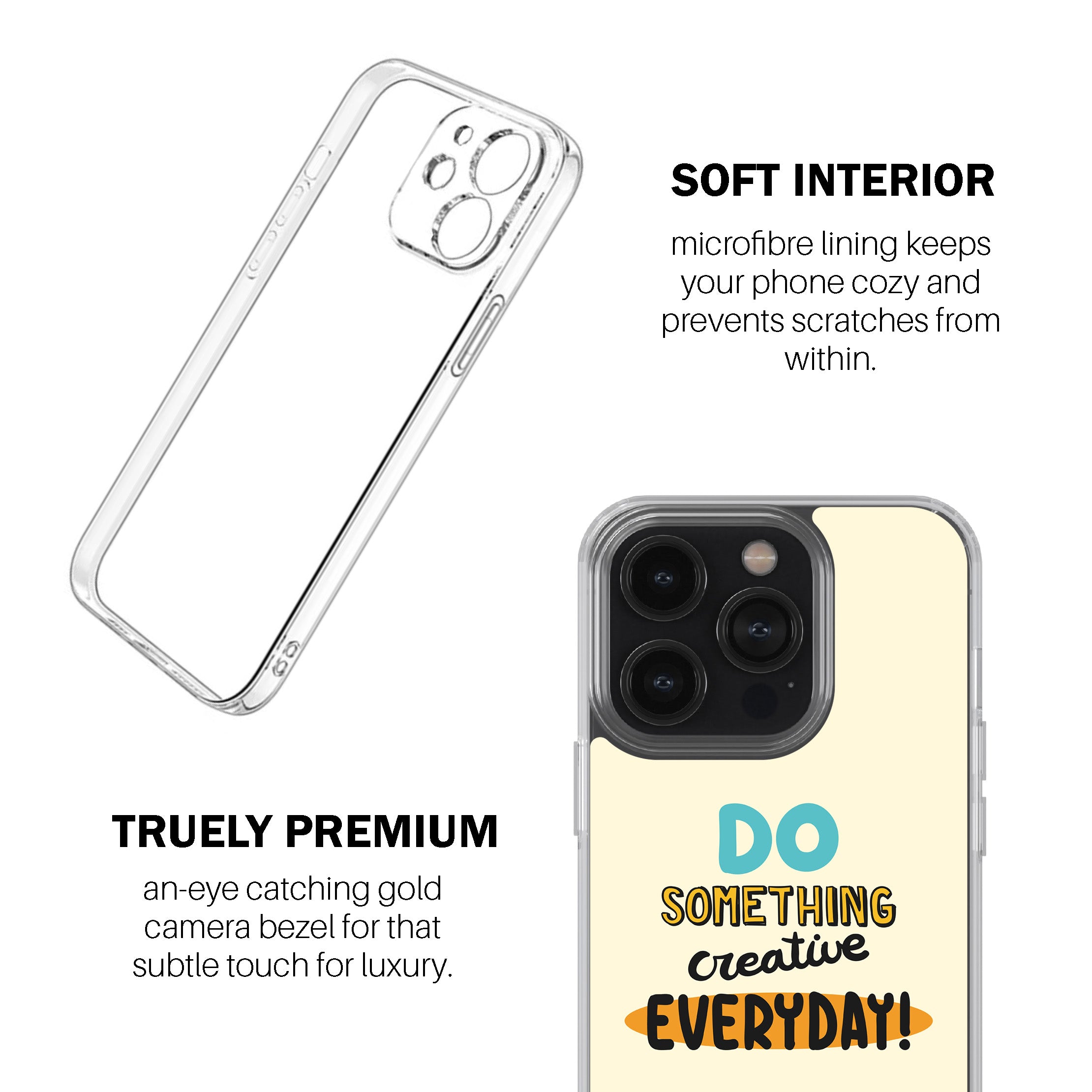 Do Something Creative Everyday! Phone Cover