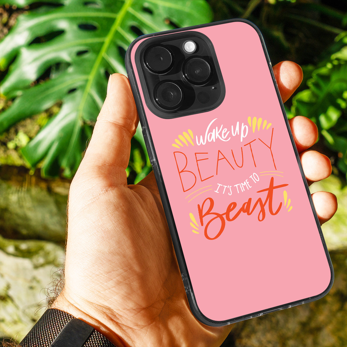 Wake Up Beauty, It’s Time To Beast Phone Cover