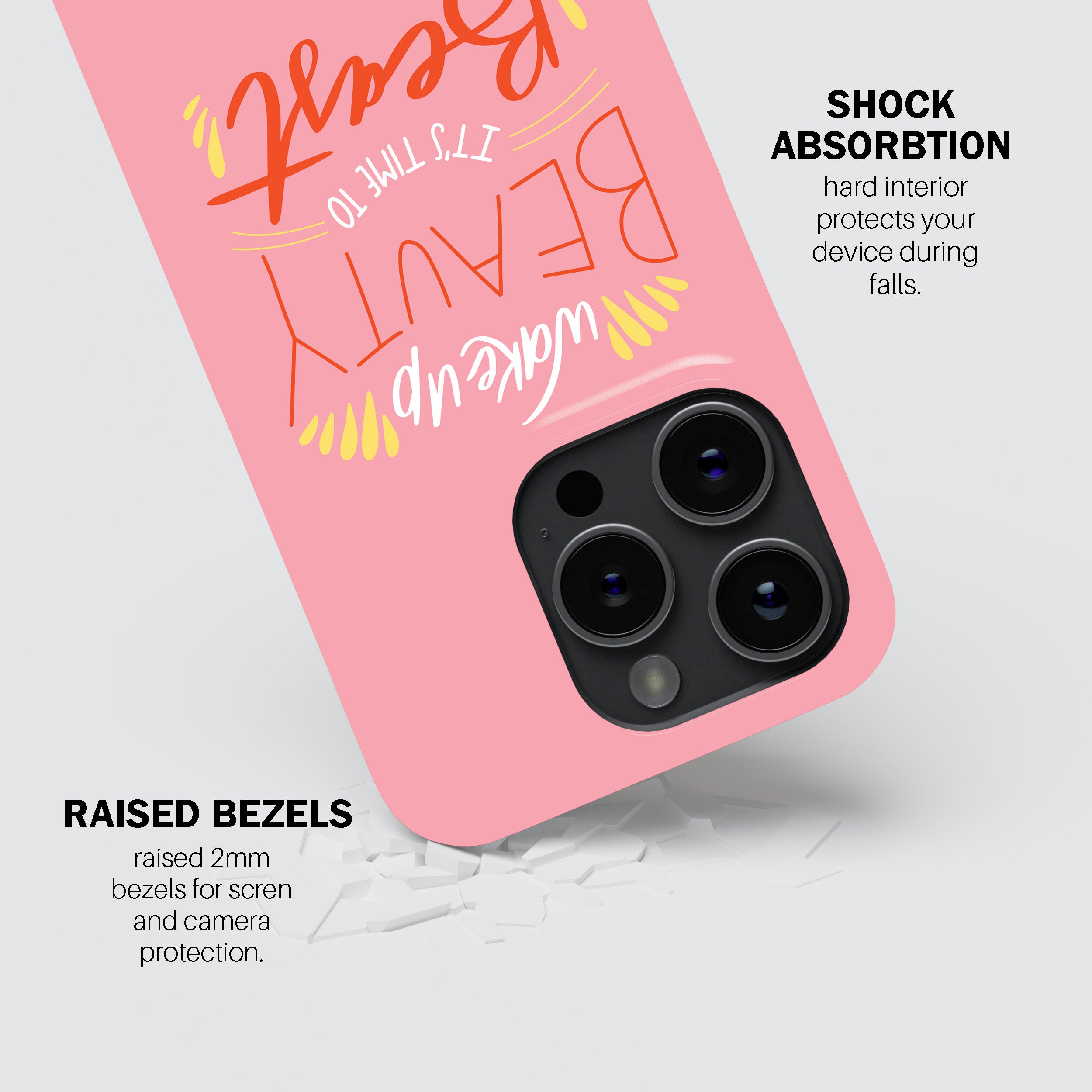 Wake Up Beauty, It’s Time To Beast Phone Cover