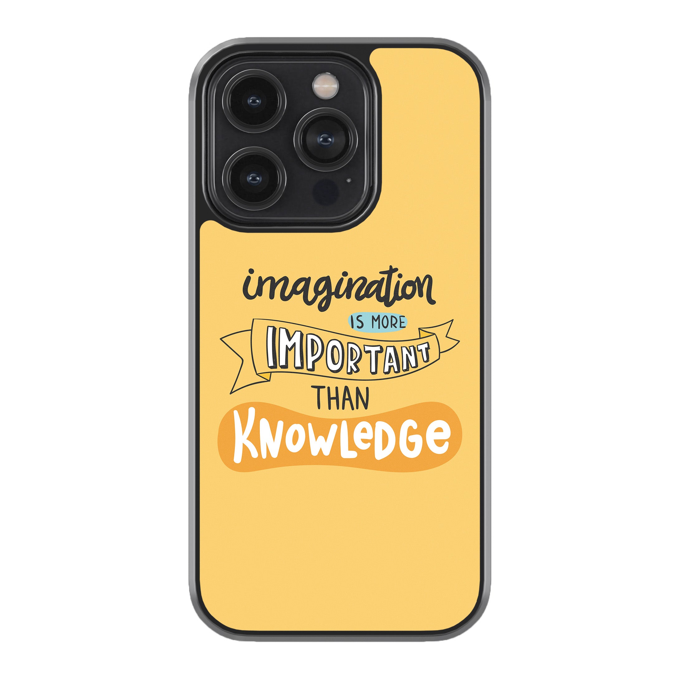 Imagination Is More Important Than Knowledge  Phone Cover
