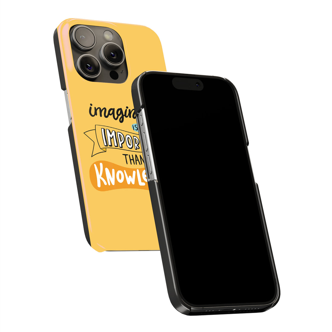 Imagination Is More Important Than Knowledge  Phone Cover