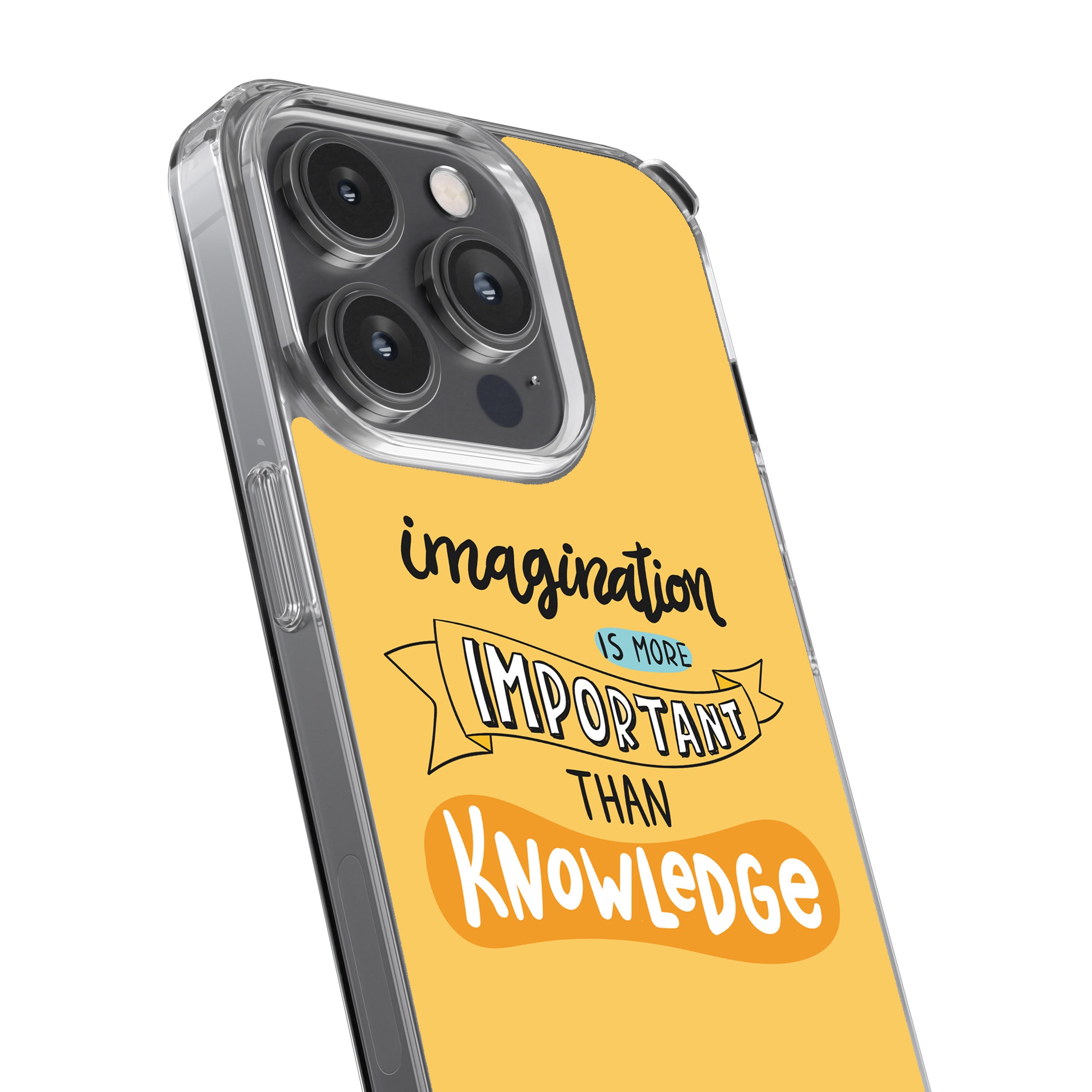 Imagination Is More Important Than Knowledge  Phone Cover