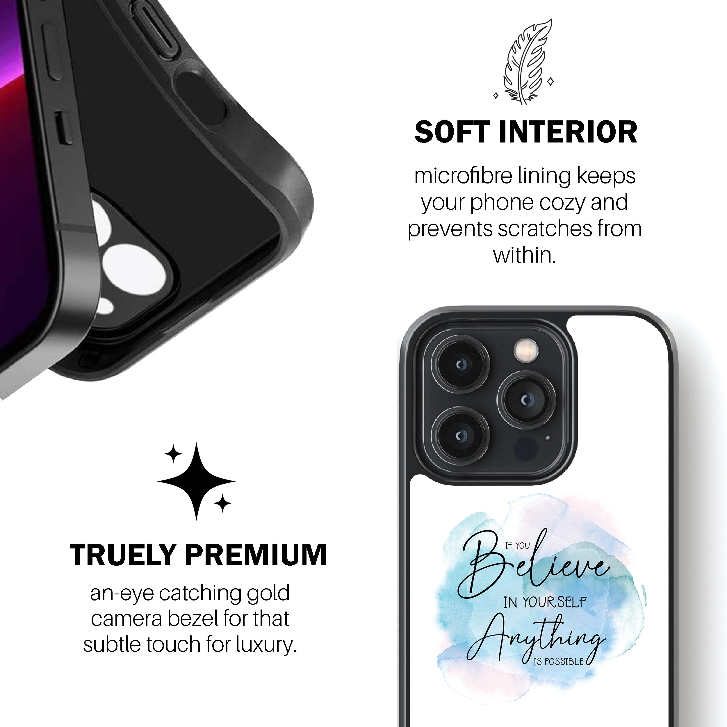 Believe In Yourself. Anything Is Possible.  Phone Cover