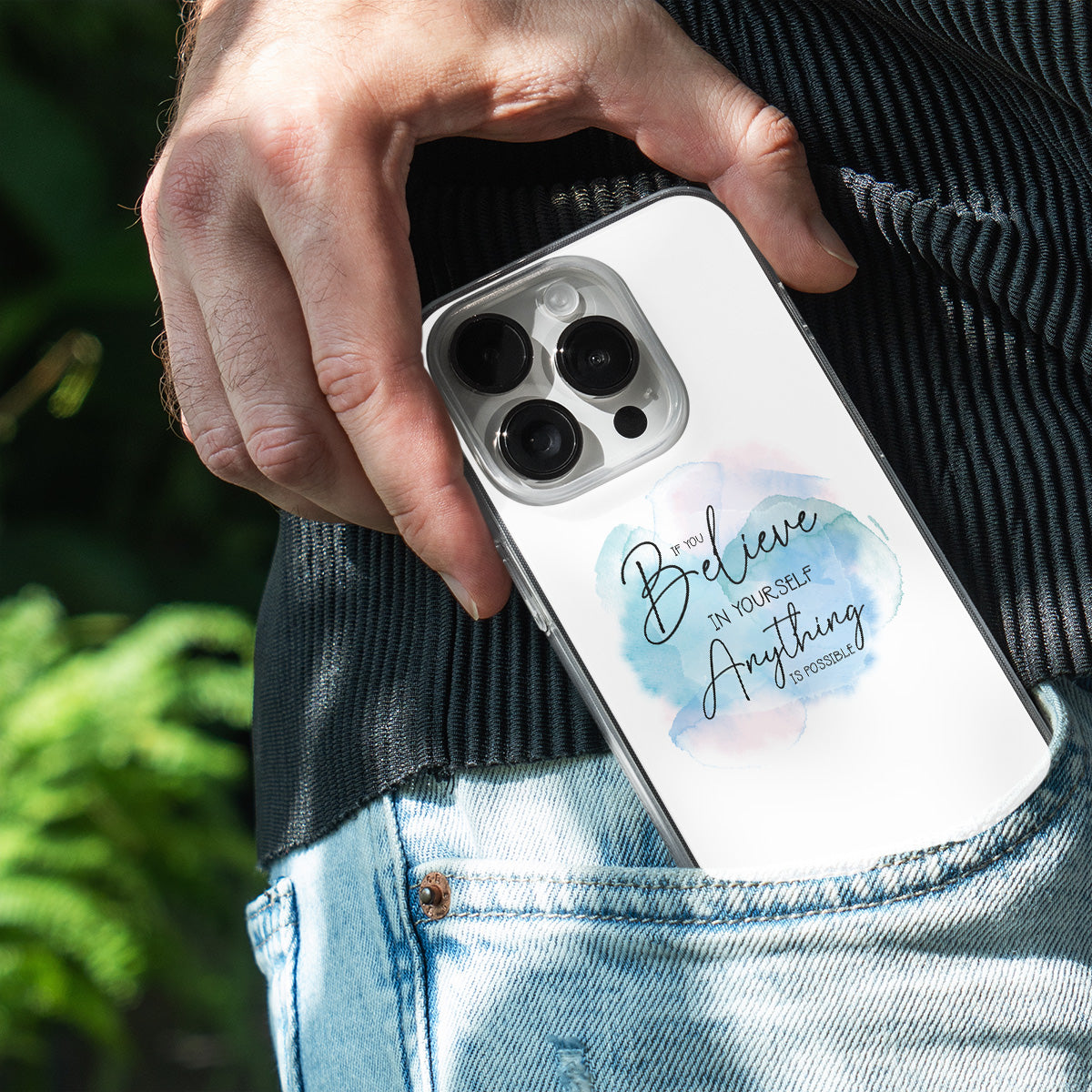 Believe In Yourself. Anything Is Possible.  Phone Cover