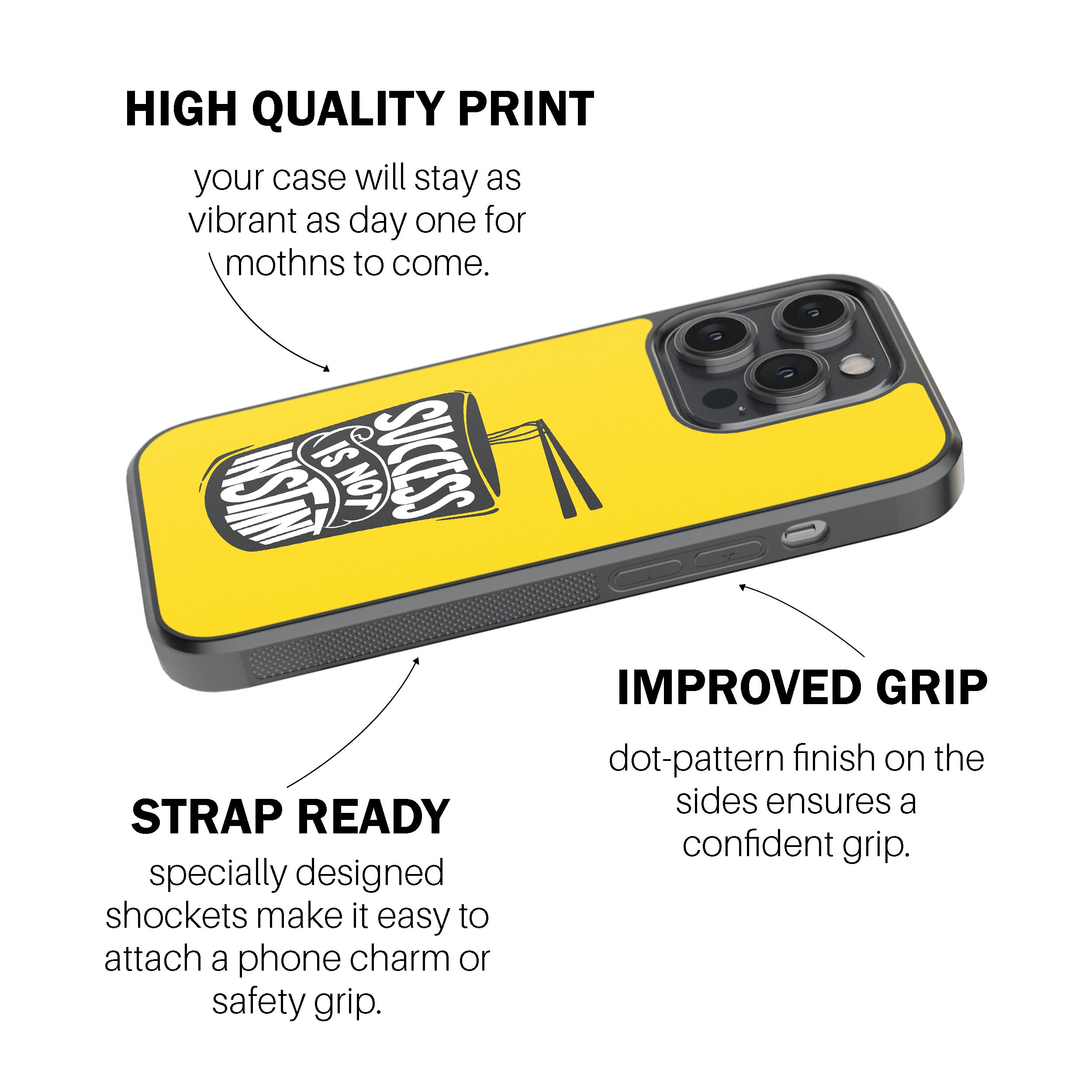 Success Is Not Instant (Ramen Style)  Phone Cover