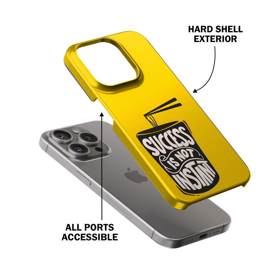 Success Is Not Instant (Ramen Style)  Phone Cover