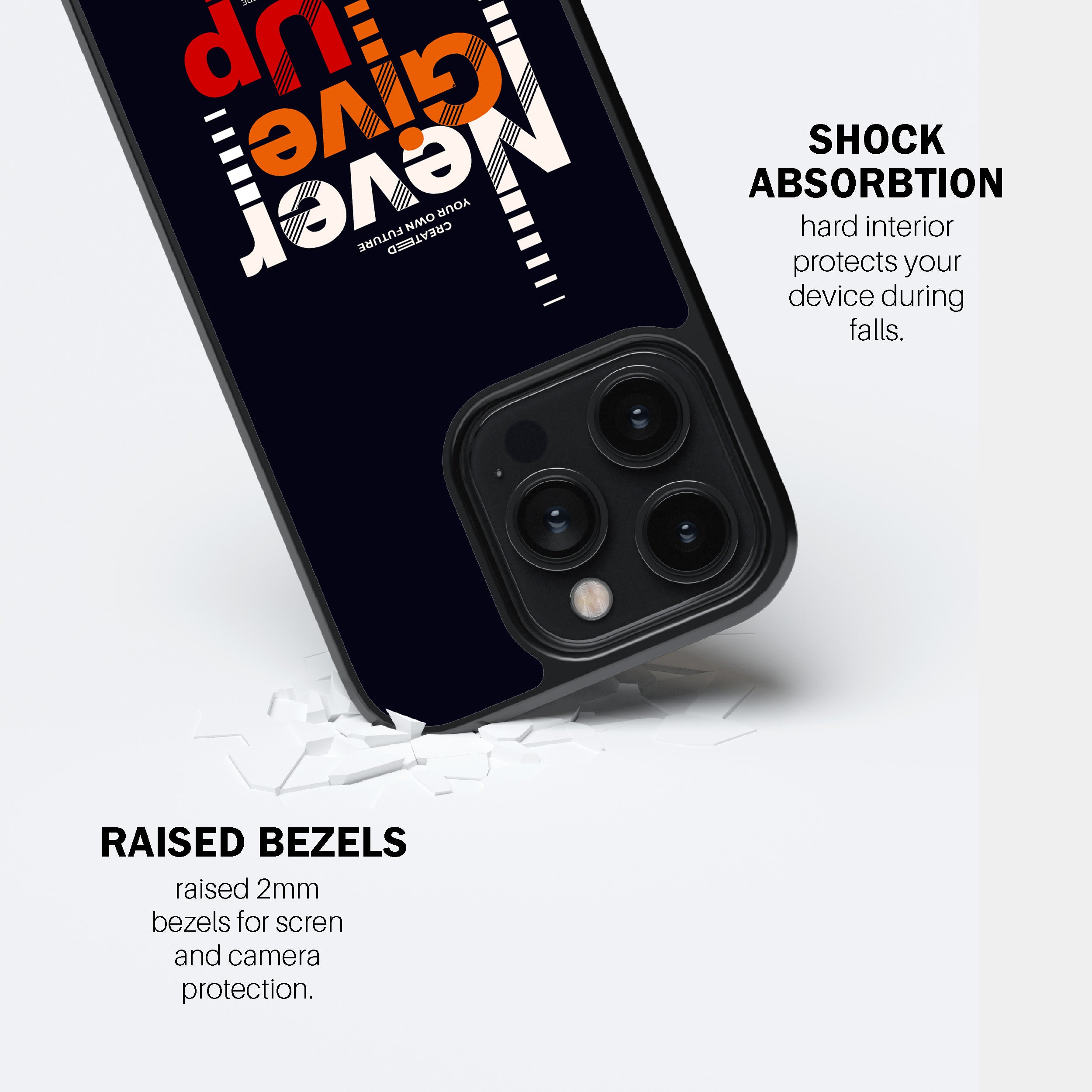 Never Give Up  Phone Cover