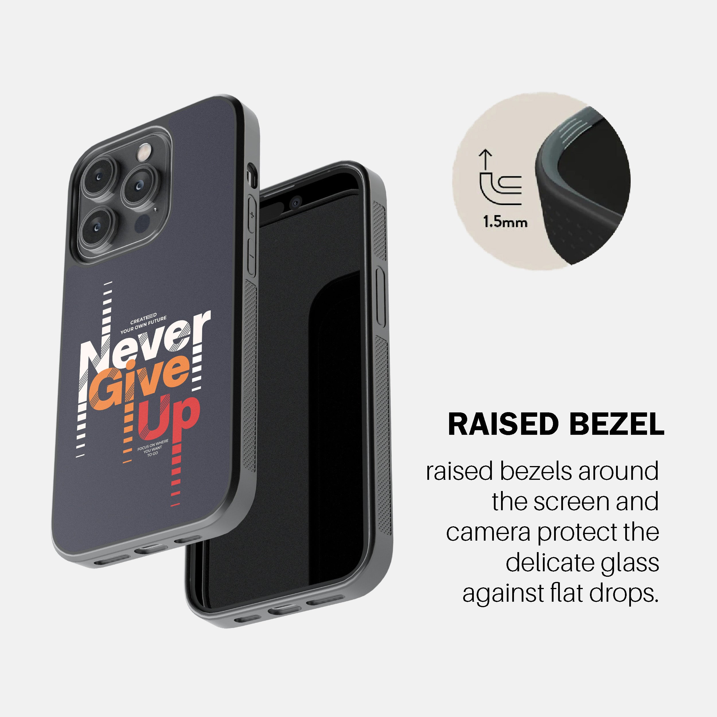 Never Give Up  Phone Cover