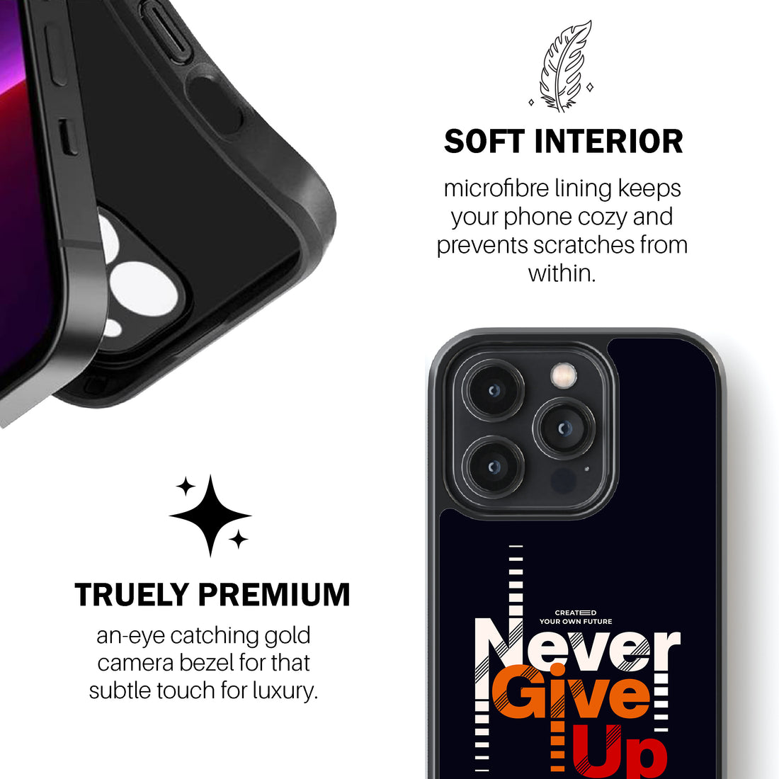 Never Give Up  Phone Cover