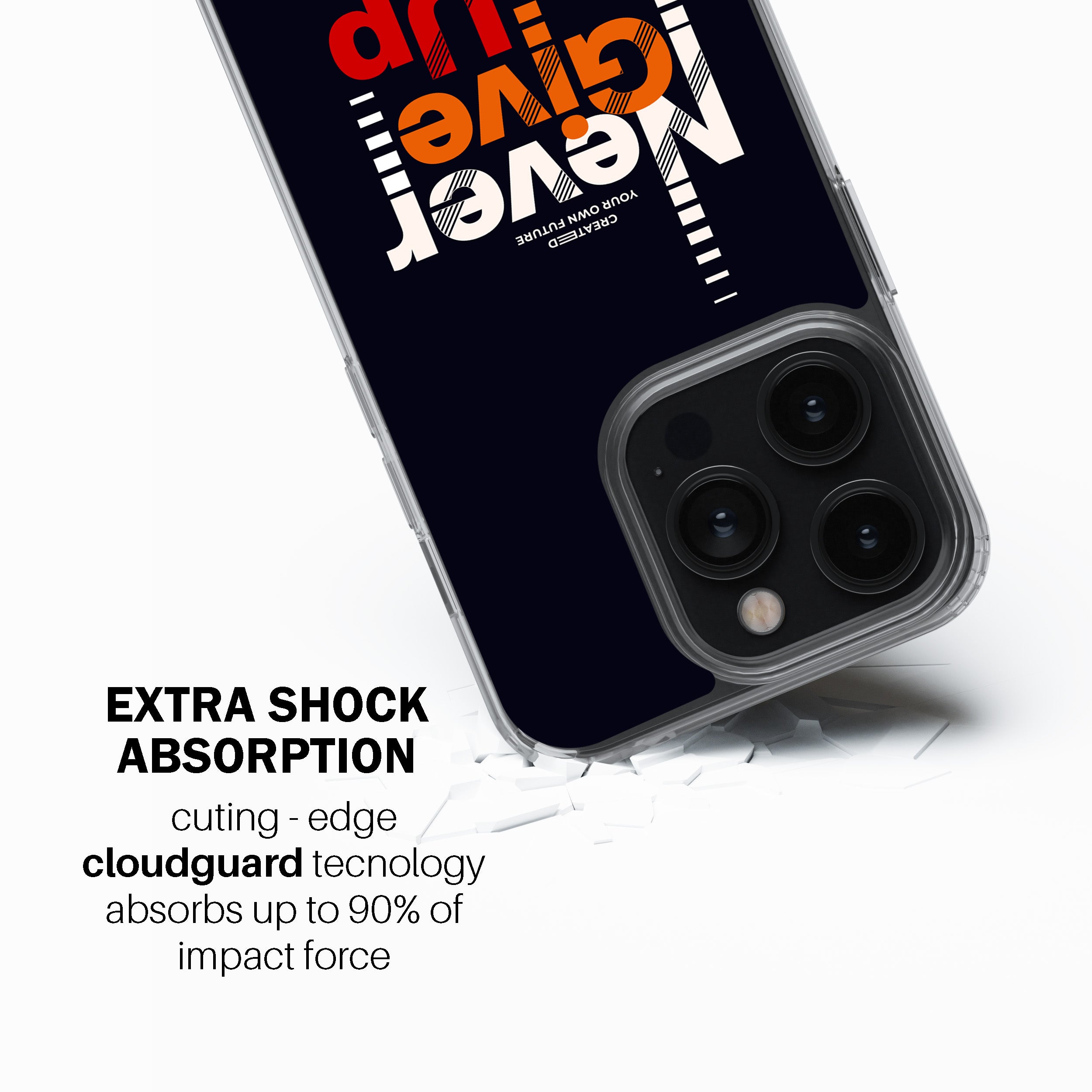 Never Give Up  Phone Cover