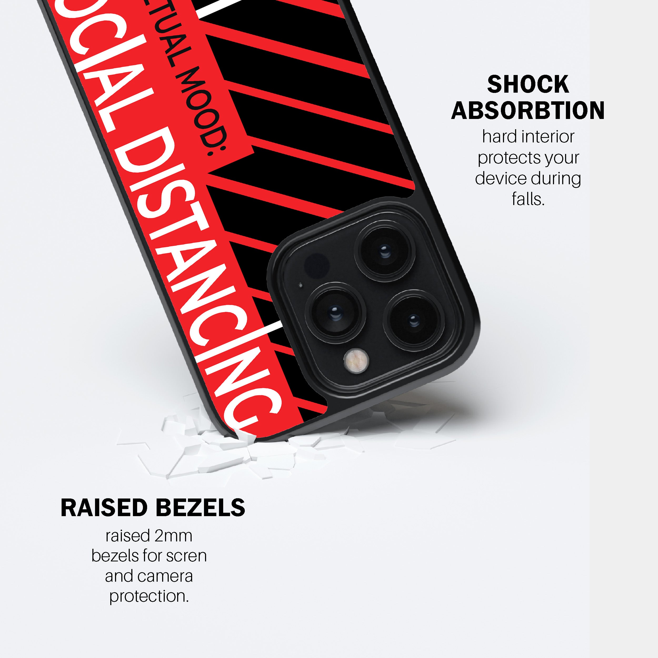 Perpetual Mood: Social Distancing  Phone Cover