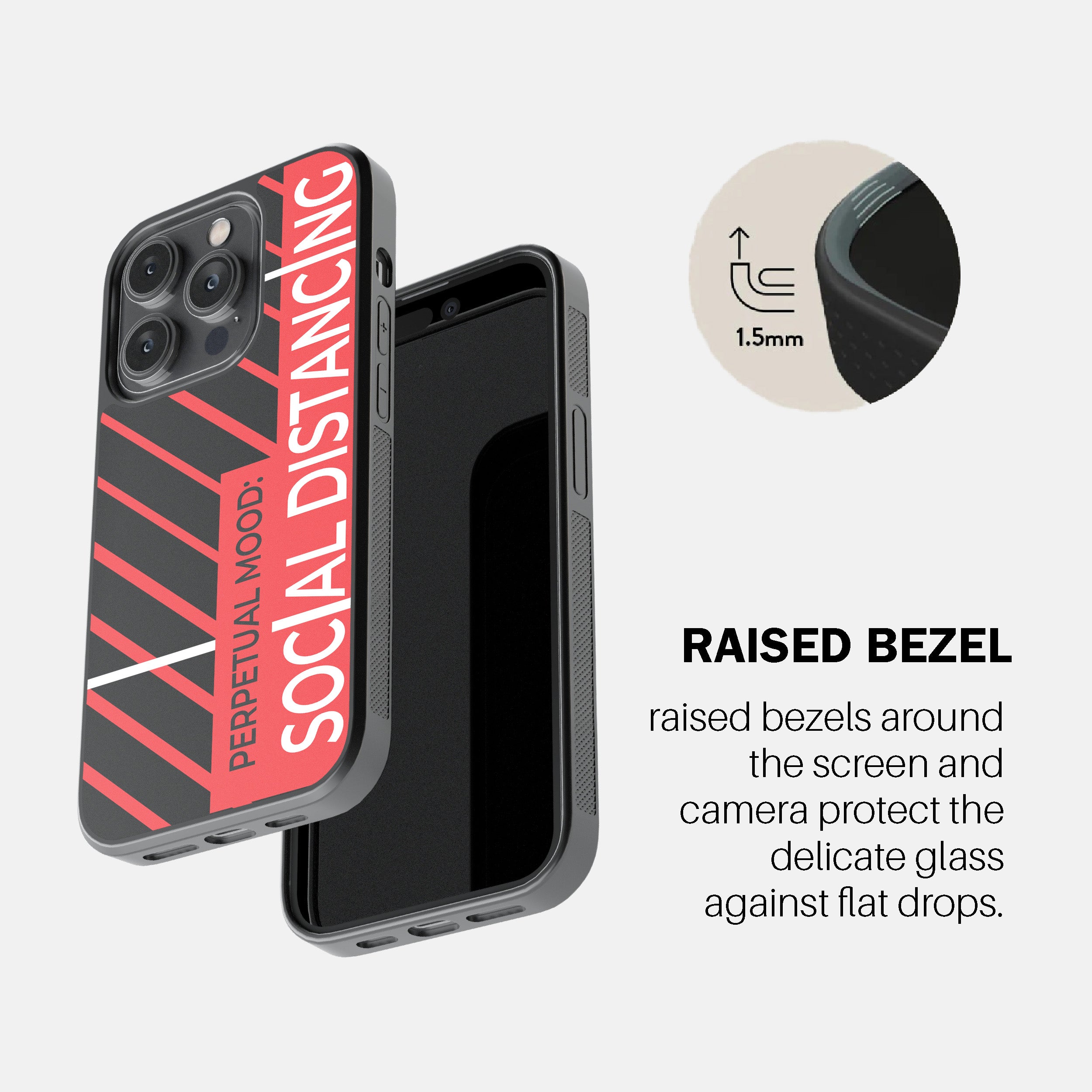 Perpetual Mood: Social Distancing  Phone Cover