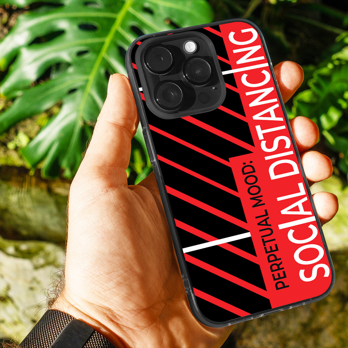 Perpetual Mood: Social Distancing  Phone Cover