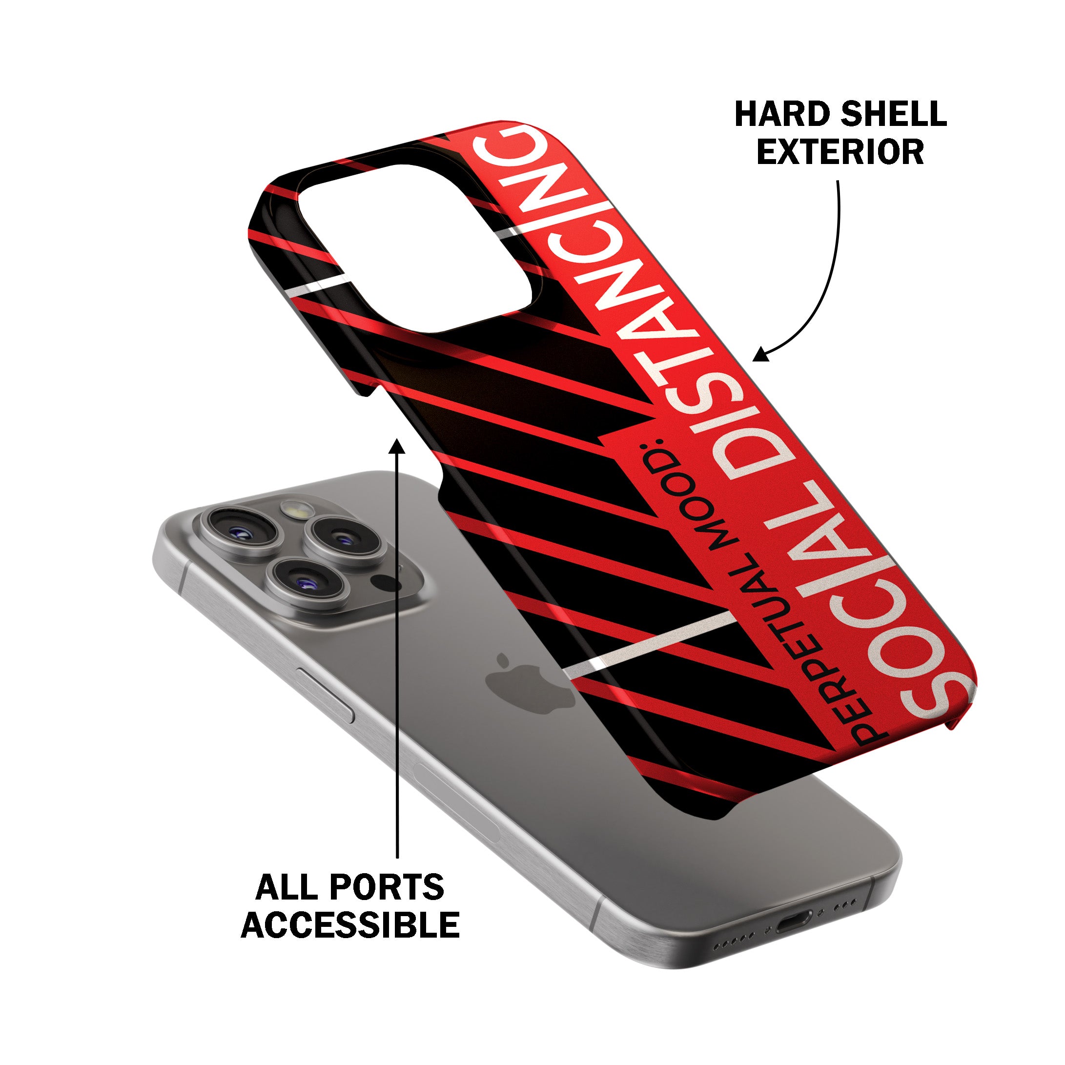 Perpetual Mood: Social Distancing  Phone Cover