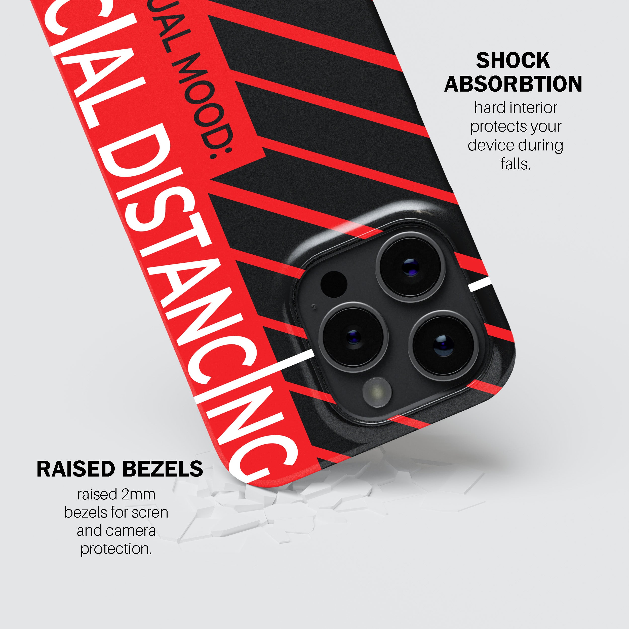 Perpetual Mood: Social Distancing  Phone Cover