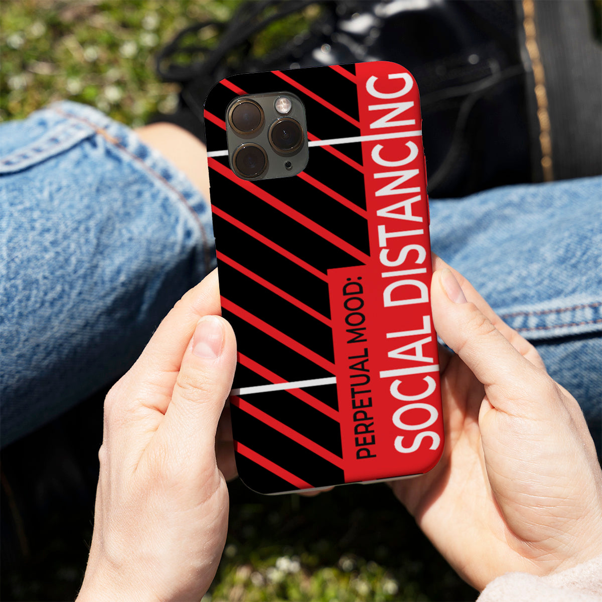 Perpetual Mood: Social Distancing  Phone Cover