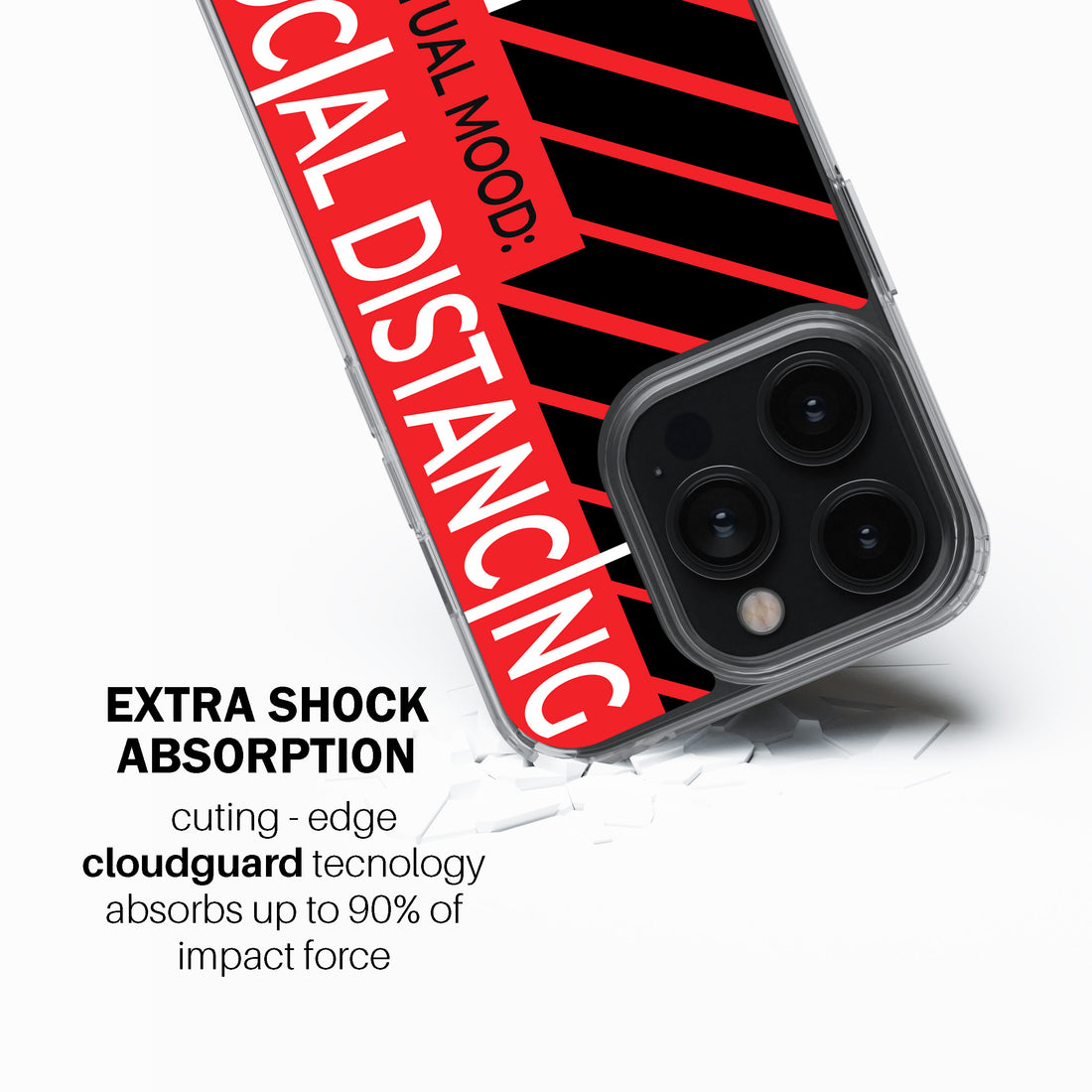 Perpetual Mood: Social Distancing  Phone Cover
