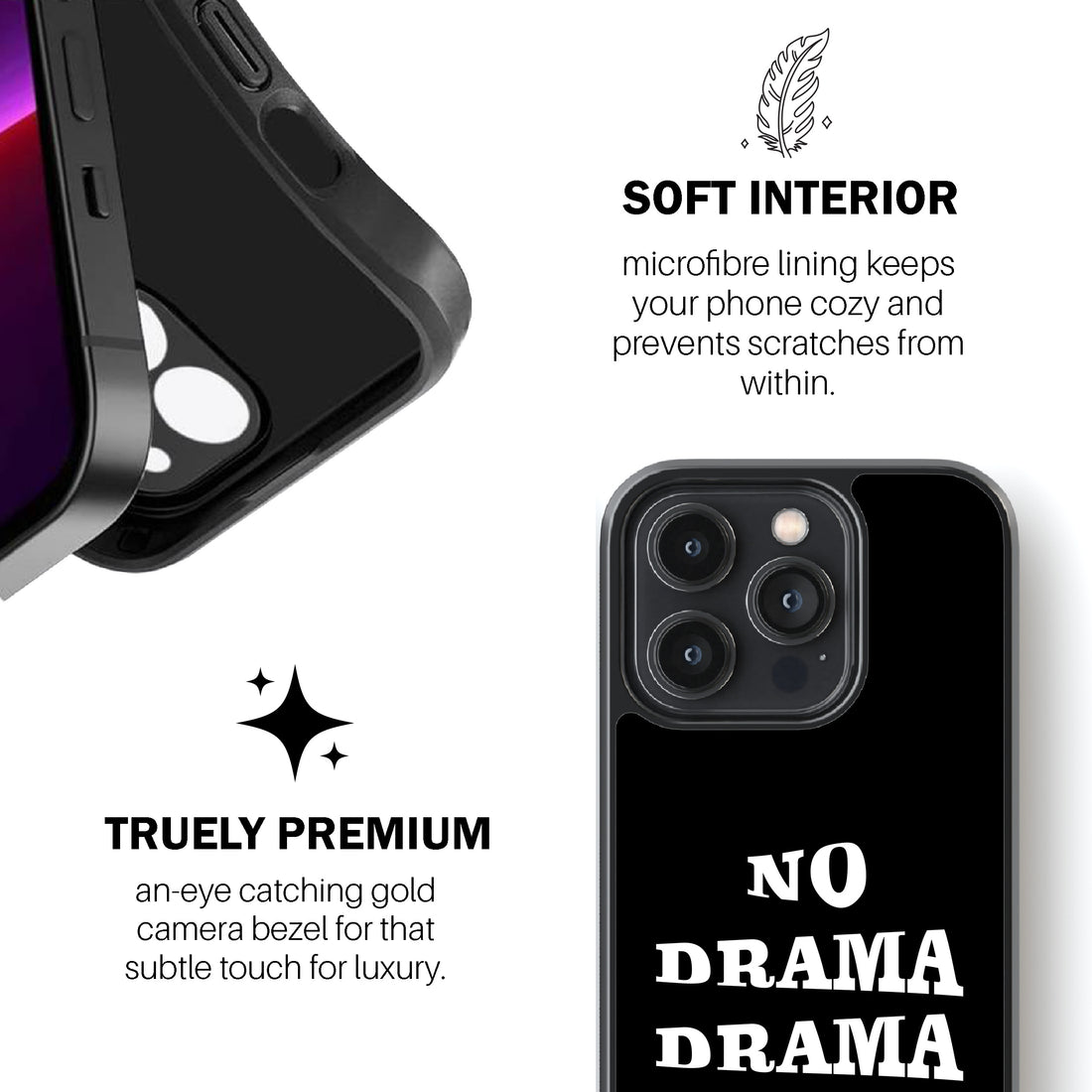 No Drama Drama Club  Phone Cover