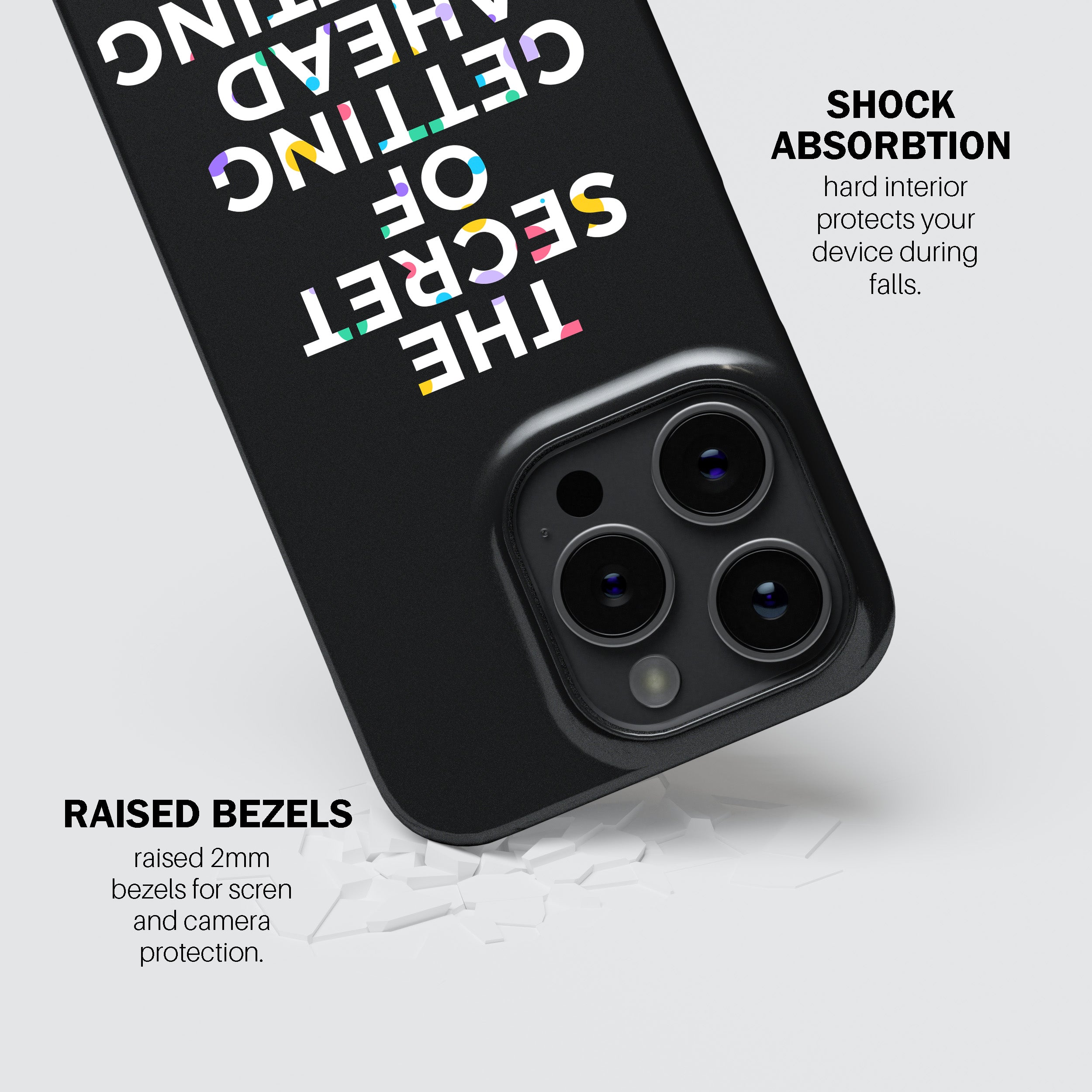 The Secret Of Getting Ahead Is Getting Started  Phone Cover