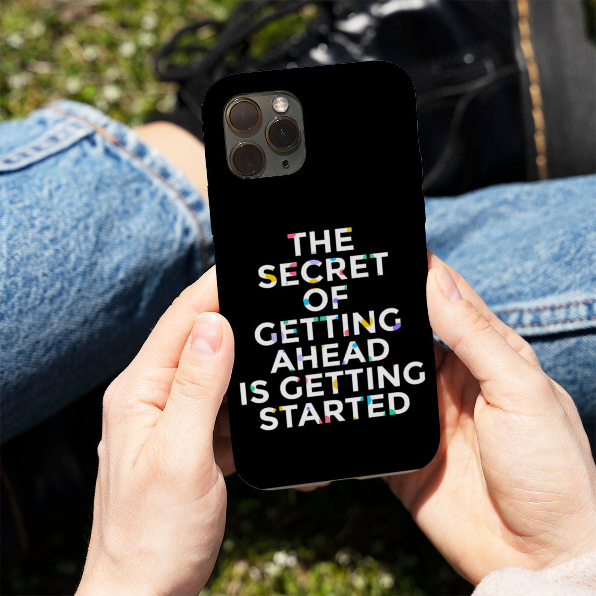 The Secret Of Getting Ahead Is Getting Started  Phone Cover