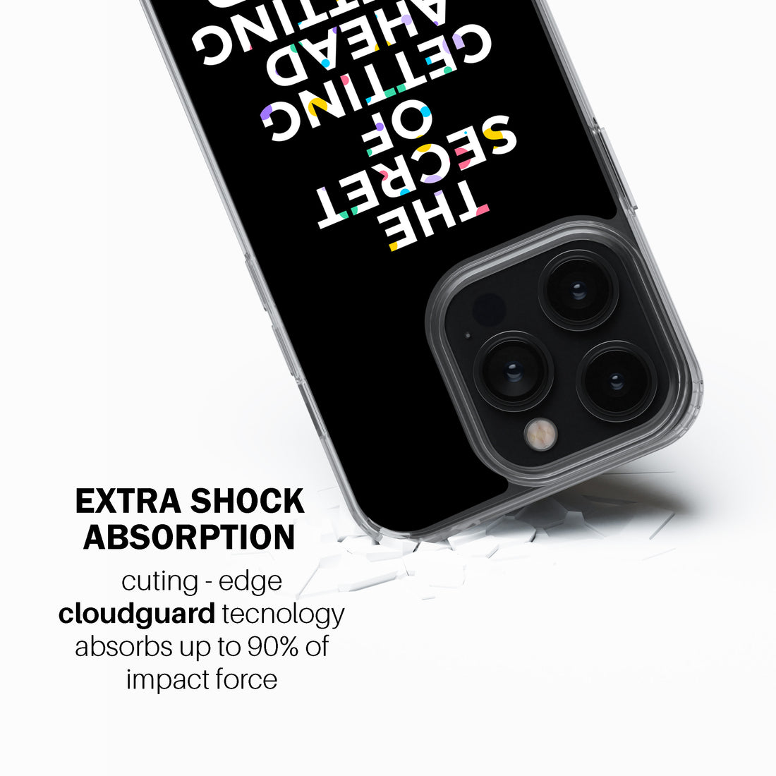 The Secret Of Getting Ahead Is Getting Started  Phone Cover