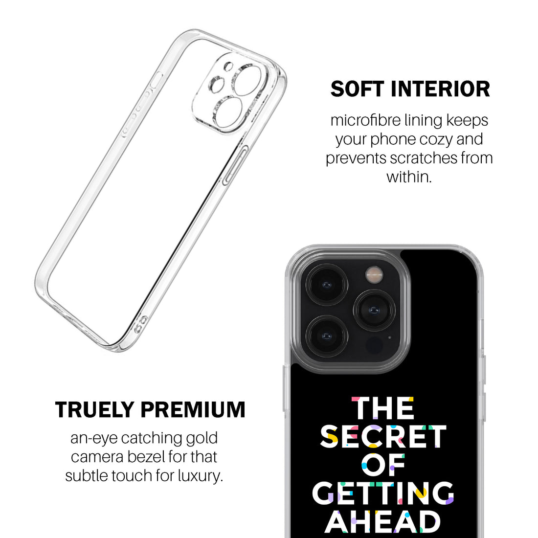 The Secret Of Getting Ahead Is Getting Started  Phone Cover